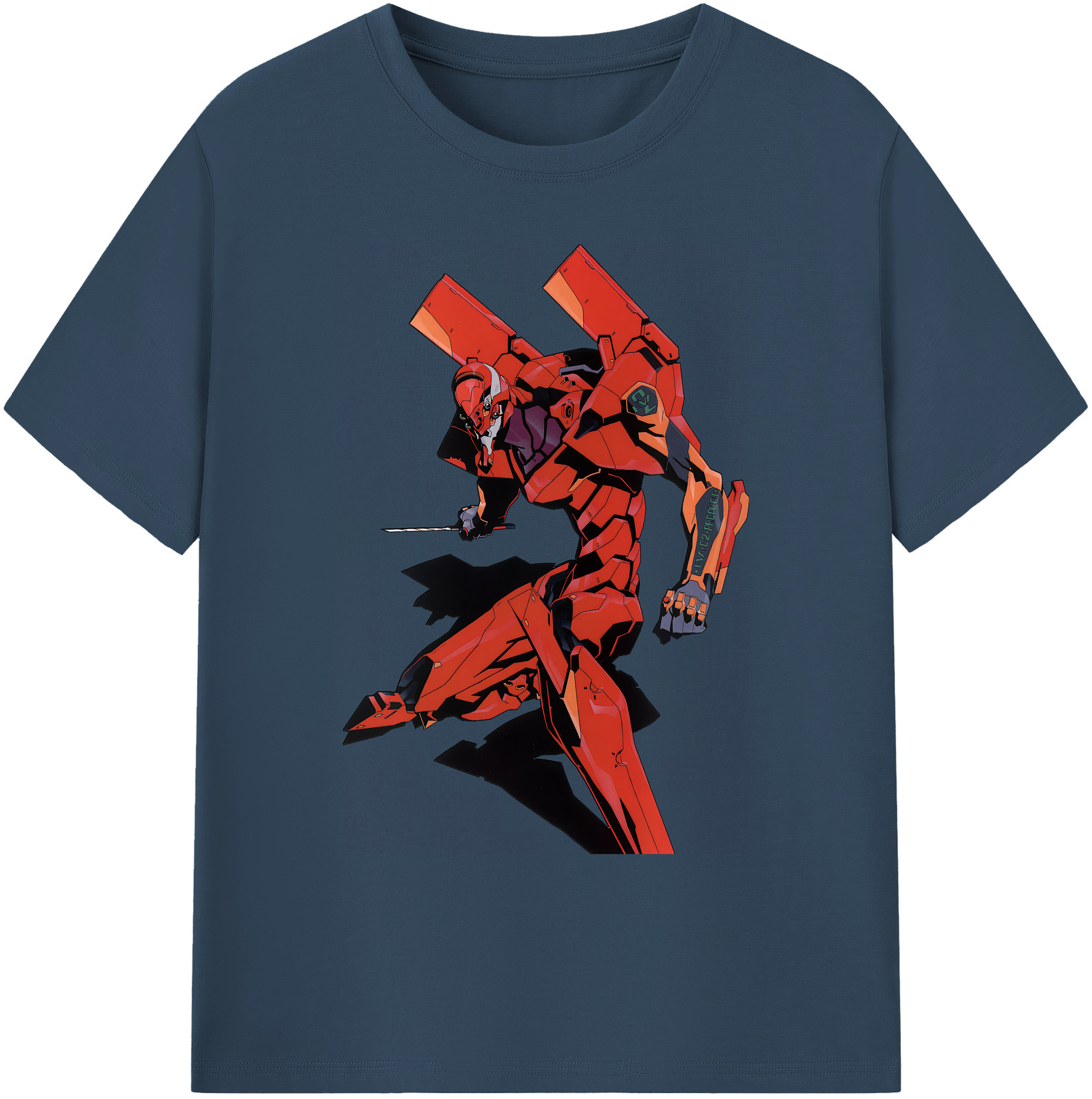 （画像用） EVA 新世紀エヴァンゲリオン 綿100％ メンズ半袖Tシャツ｜肌触りやわらか＆通気性