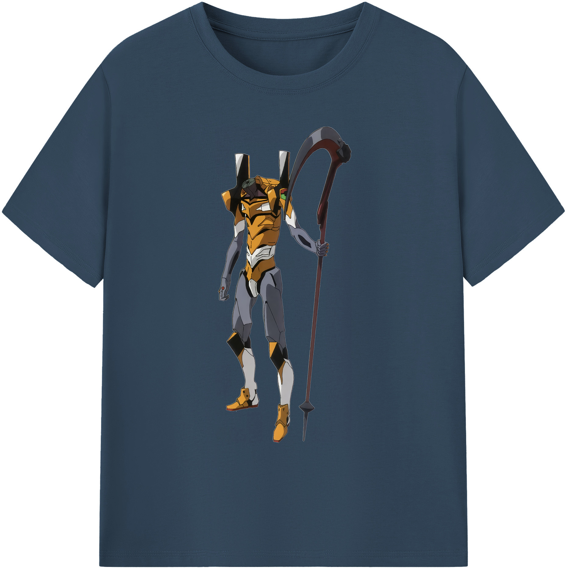 （画像用） EVA 新世紀エヴァンゲリオン 綿100％ メンズ半袖Tシャツ｜肌触りやわらか＆通気性