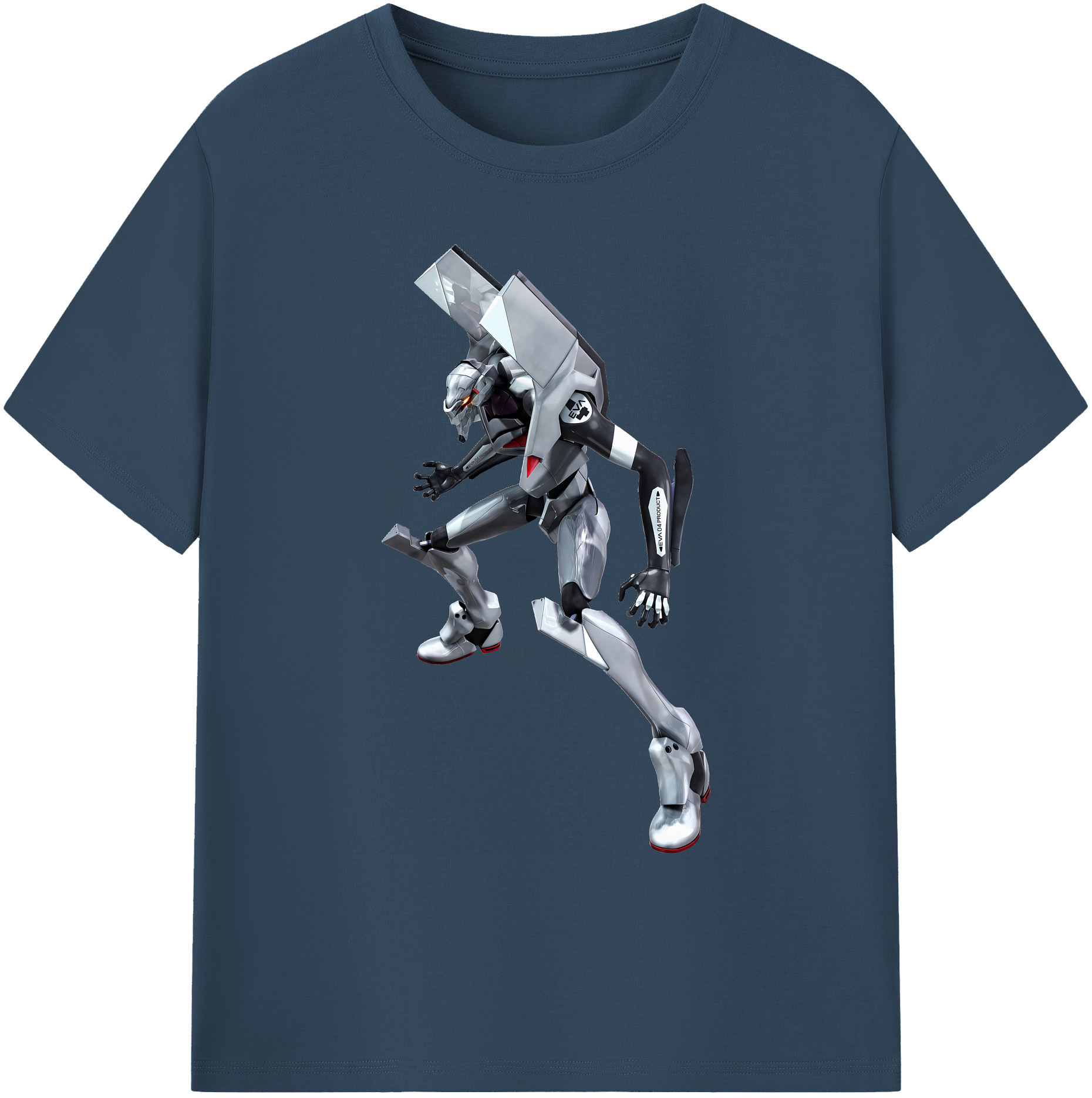 （画像用） EVA 新世紀エヴァンゲリオン 綿100％ メンズ半袖Tシャツ｜肌触りやわらか＆通気性