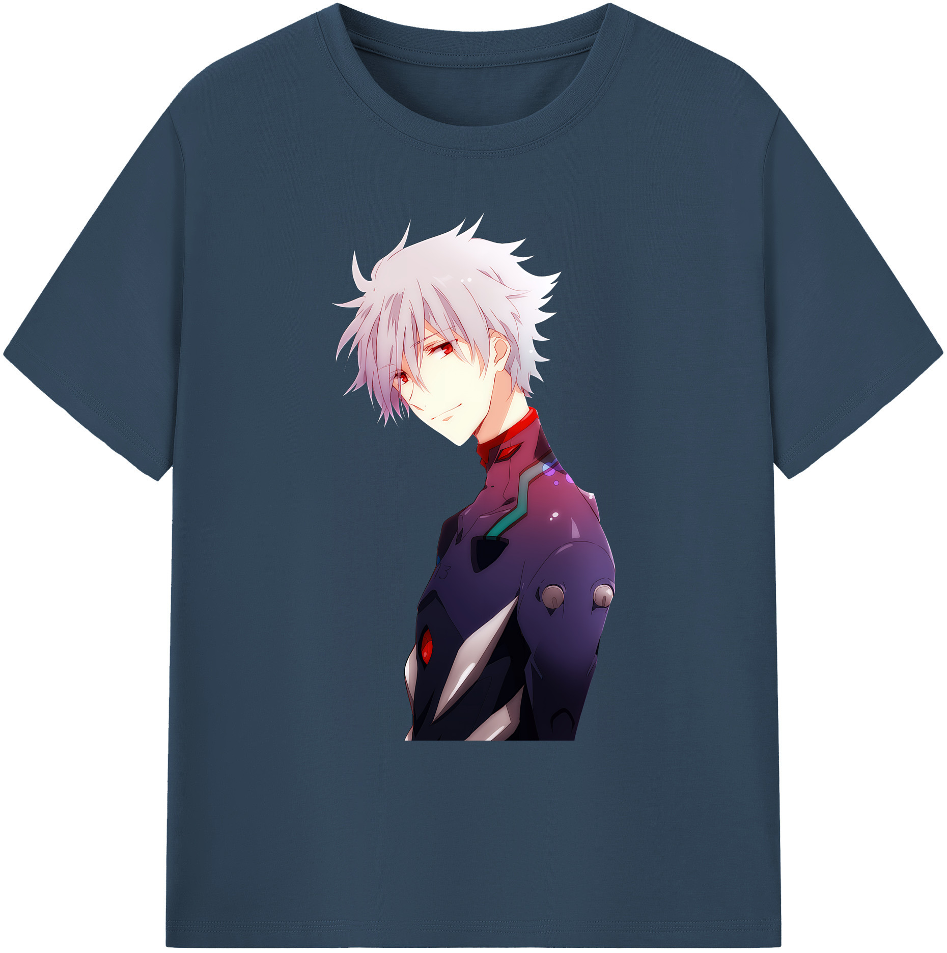 （画像用） EVA 新世紀エヴァンゲリオン 綿100％ メンズ半袖Tシャツ｜肌触りやわらか＆通気性