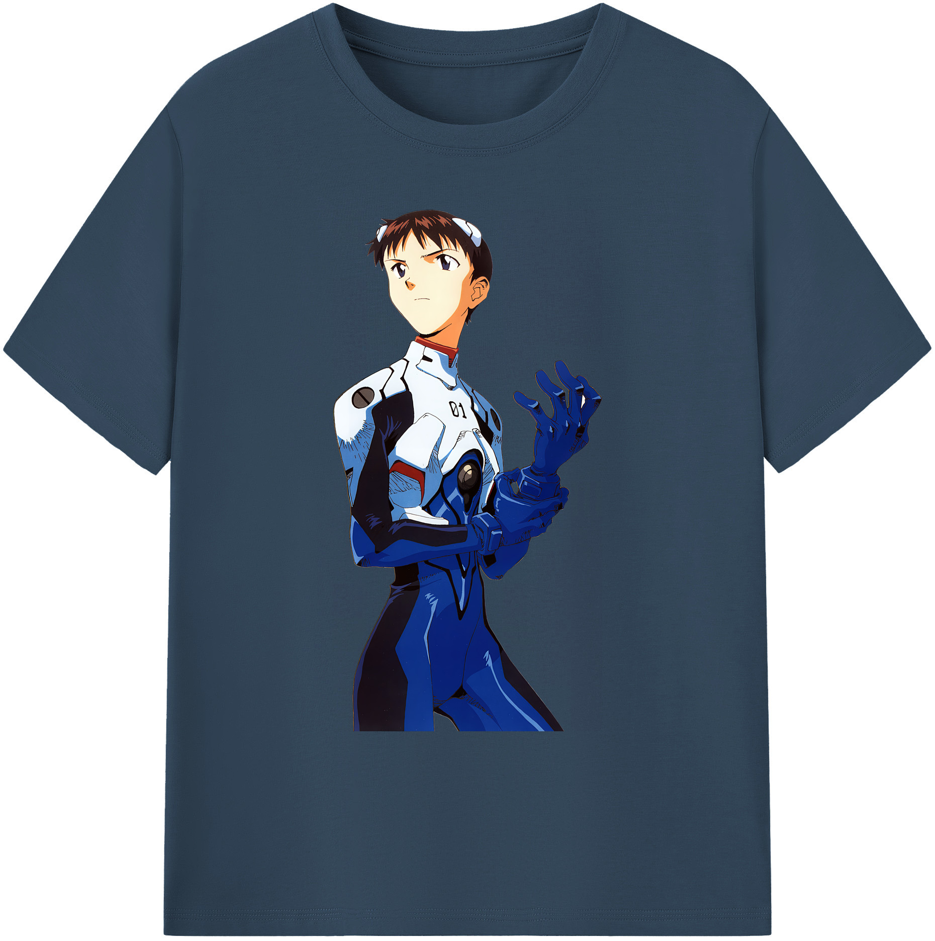（画像用） EVA 新世紀エヴァンゲリオン 綿100％ メンズ半袖Tシャツ｜肌触りやわらか＆通気性