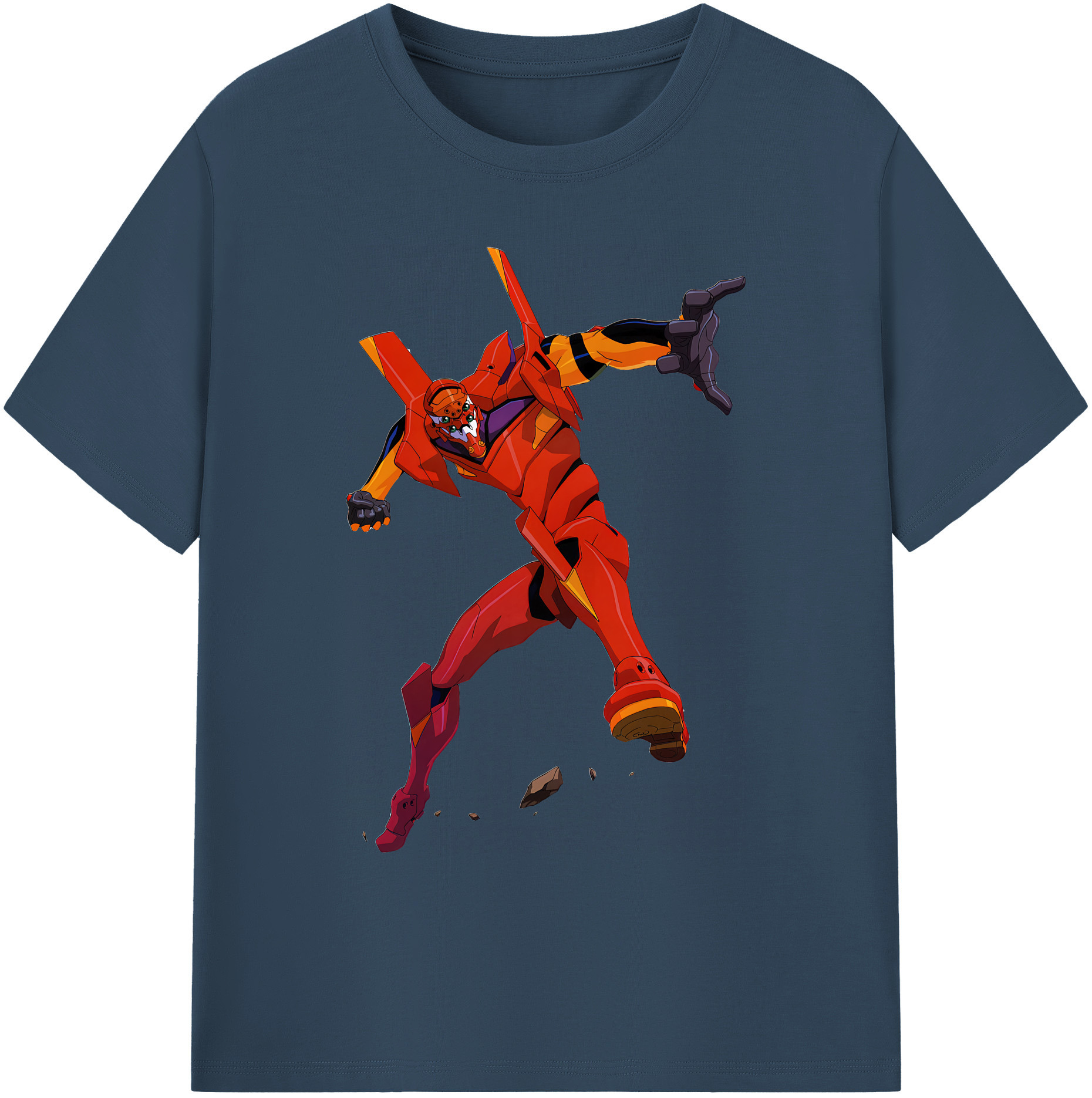 （画像用） EVA 新世紀エヴァンゲリオン 綿100％ メンズ半袖Tシャツ｜肌触りやわらか＆通気性