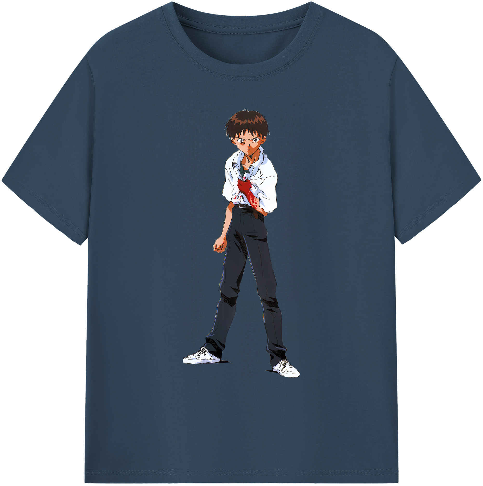 （画像用） EVA 新世紀エヴァンゲリオン 綿100％ メンズ半袖Tシャツ｜肌触りやわらか＆通気性
