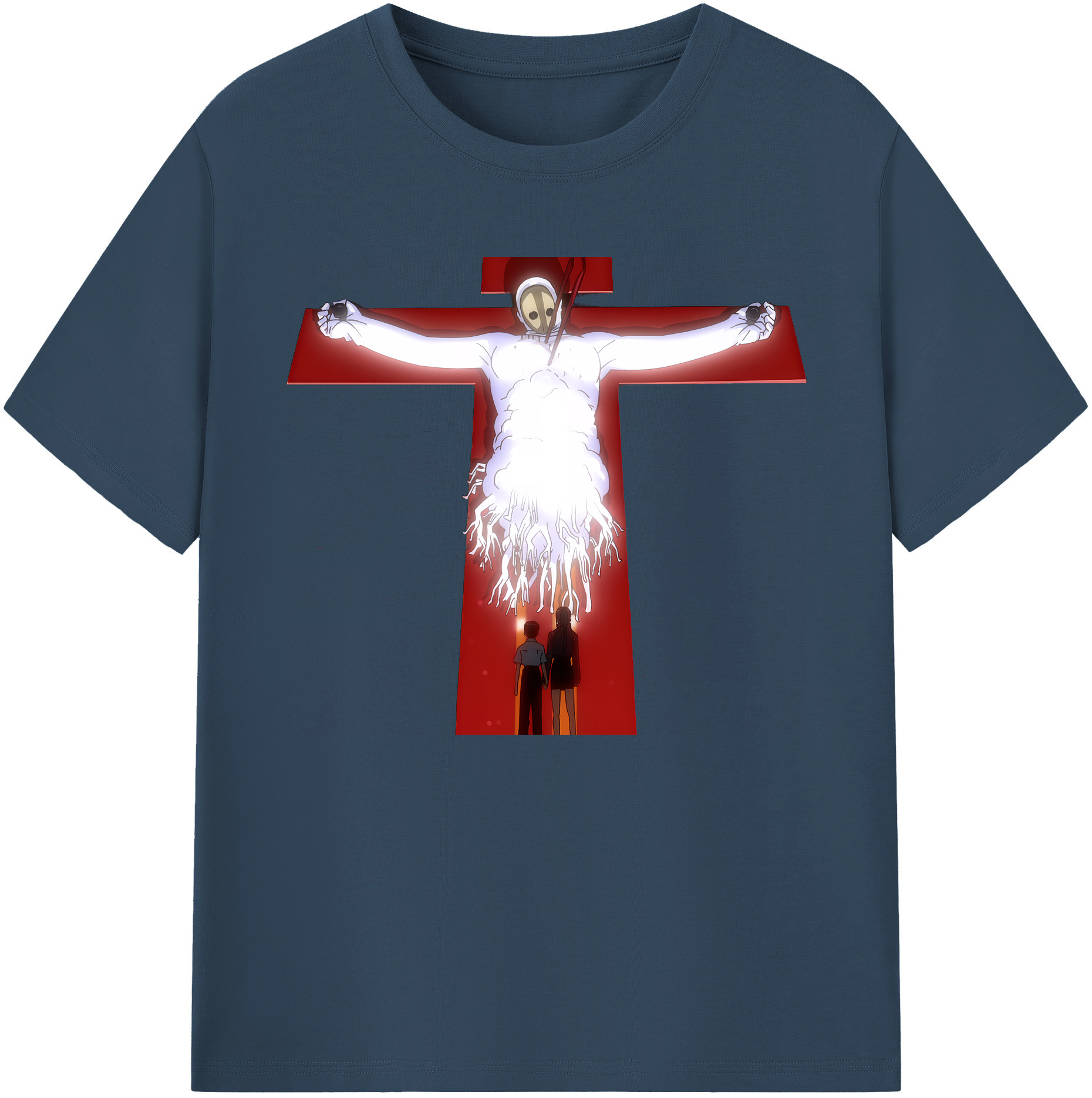 （画像用） EVA 新世紀エヴァンゲリオン 綿100％ メンズ半袖Tシャツ｜肌触りやわらか＆通気性