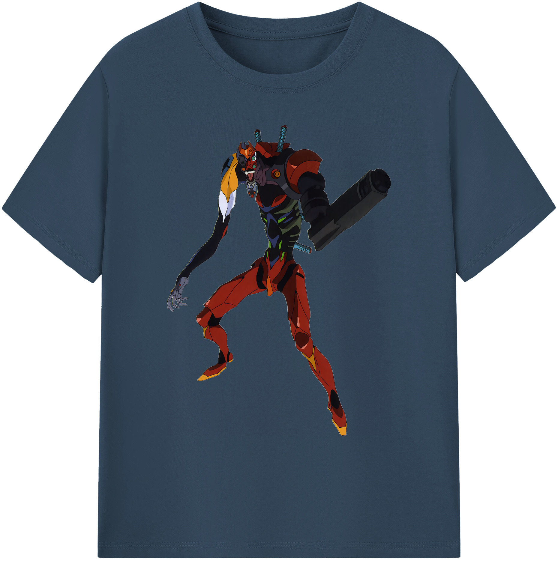 （画像用） EVA 新世紀エヴァンゲリオン 綿100％ メンズ半袖Tシャツ｜肌触りやわらか＆通気性