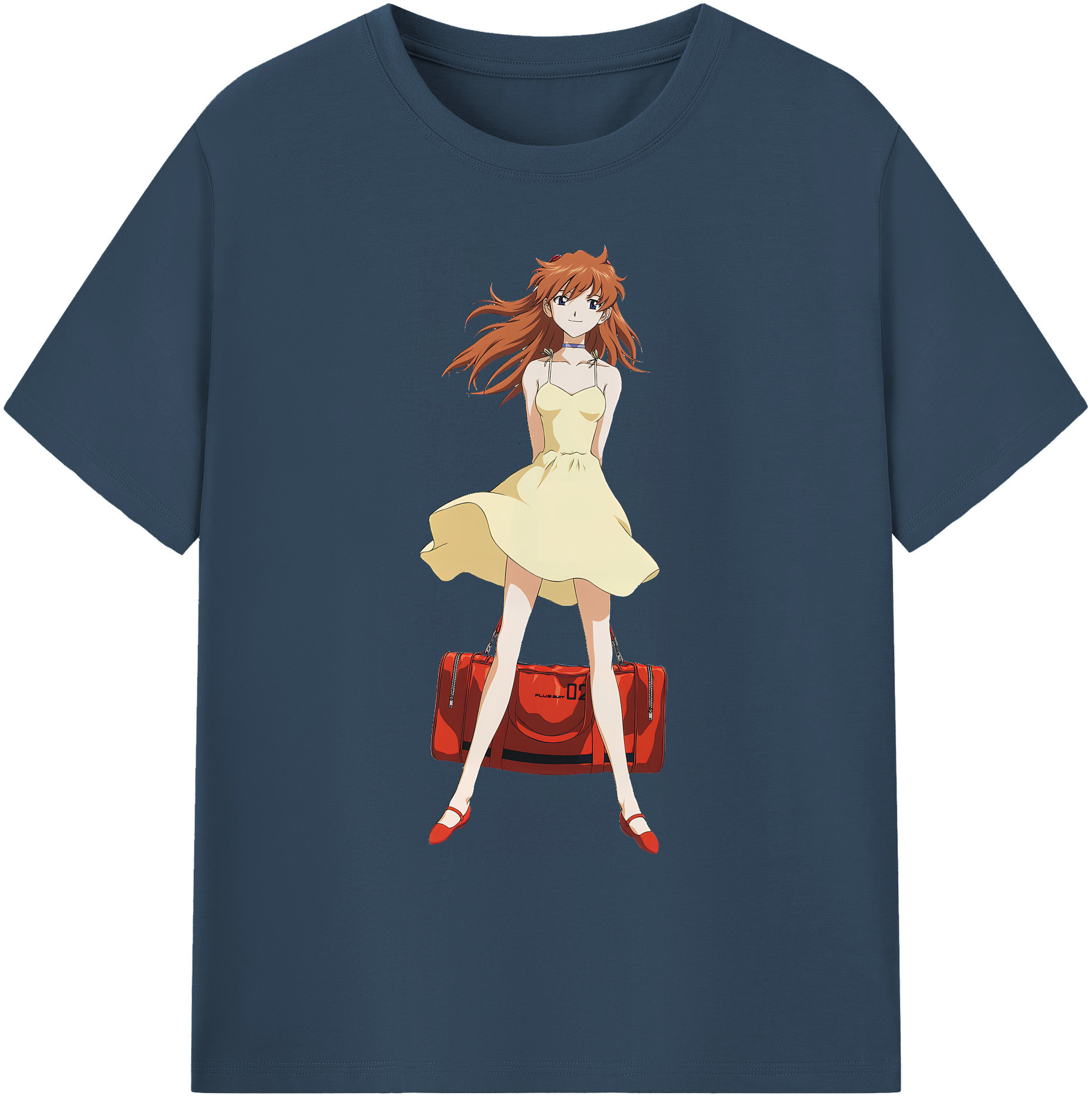 （画像用） EVA 新世紀エヴァンゲリオン 綿100％ メンズ半袖Tシャツ｜肌触りやわらか＆通気性