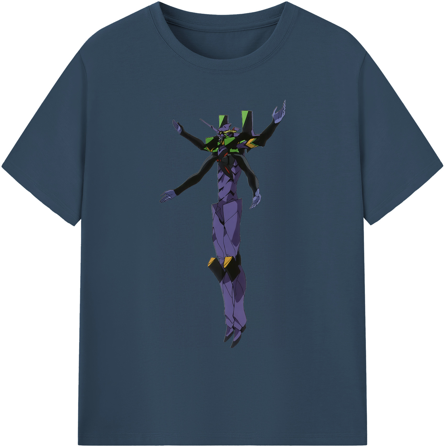 （画像用） EVA 新世紀エヴァンゲリオン 綿100％ メンズ半袖Tシャツ｜肌触りやわらか＆通気性