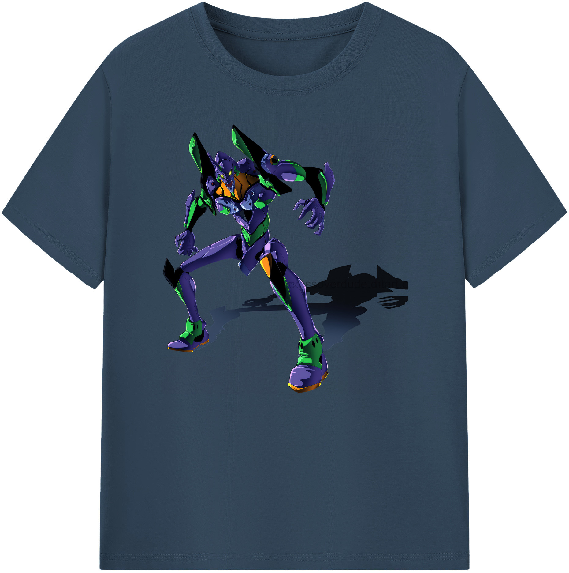 （画像用） EVA 新世紀エヴァンゲリオン 綿100％ メンズ半袖Tシャツ｜肌触りやわらか＆通気性