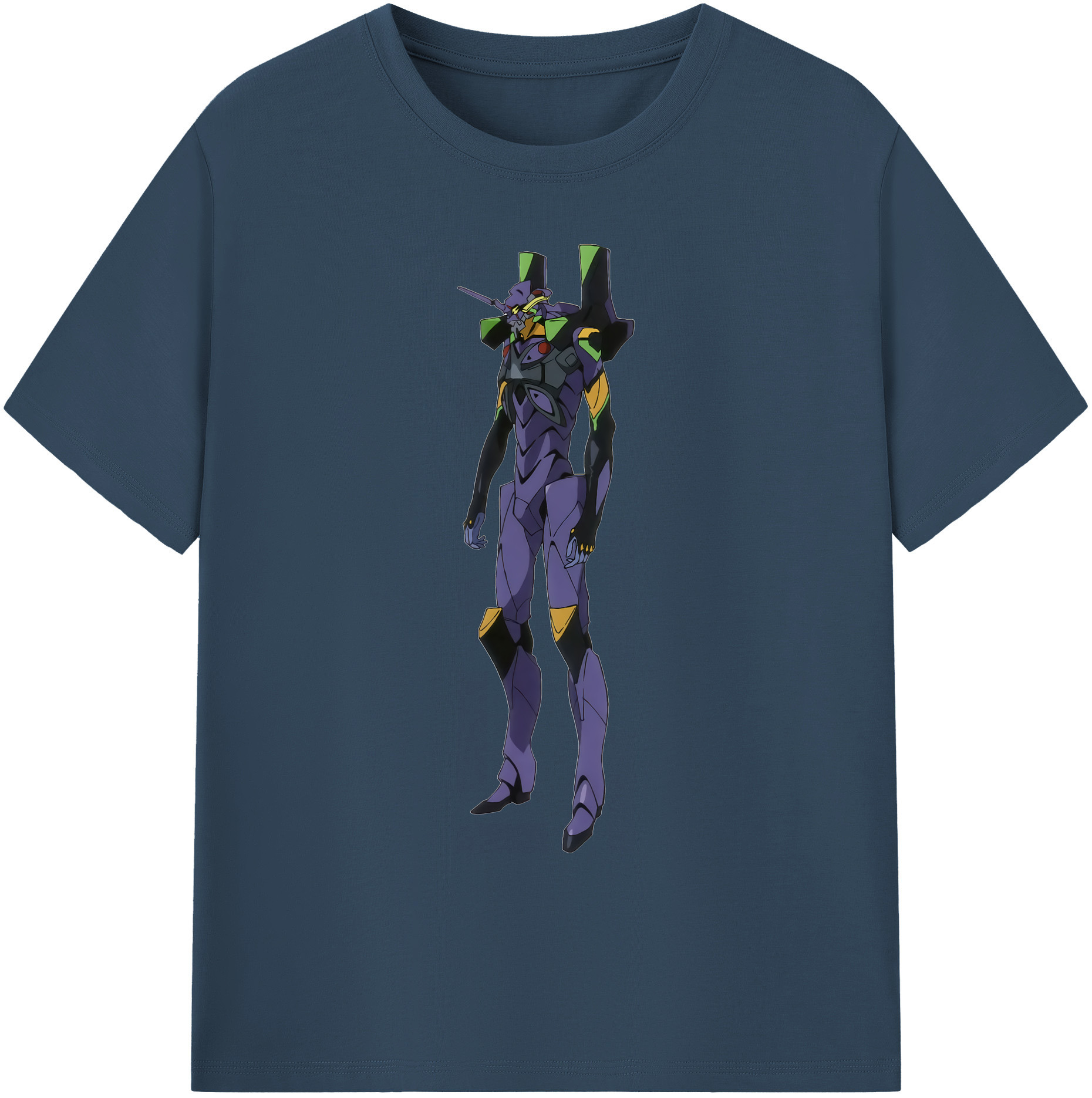（画像用） EVA 新世紀エヴァンゲリオン 綿100％ メンズ半袖Tシャツ｜肌触りやわらか＆通気性