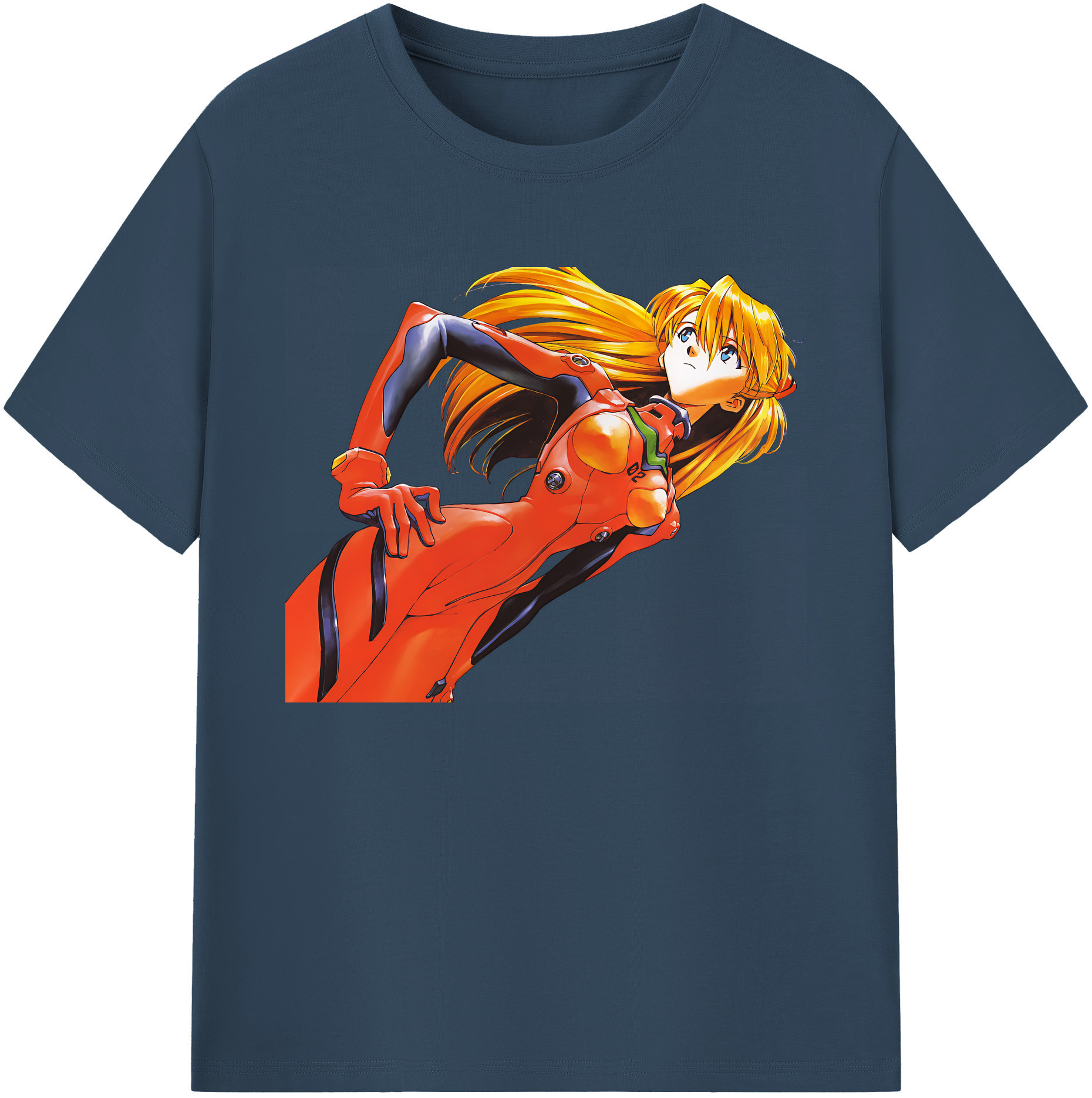 （画像用） EVA 新世紀エヴァンゲリオン 綿100％ メンズ半袖Tシャツ｜肌触りやわらか＆通気性