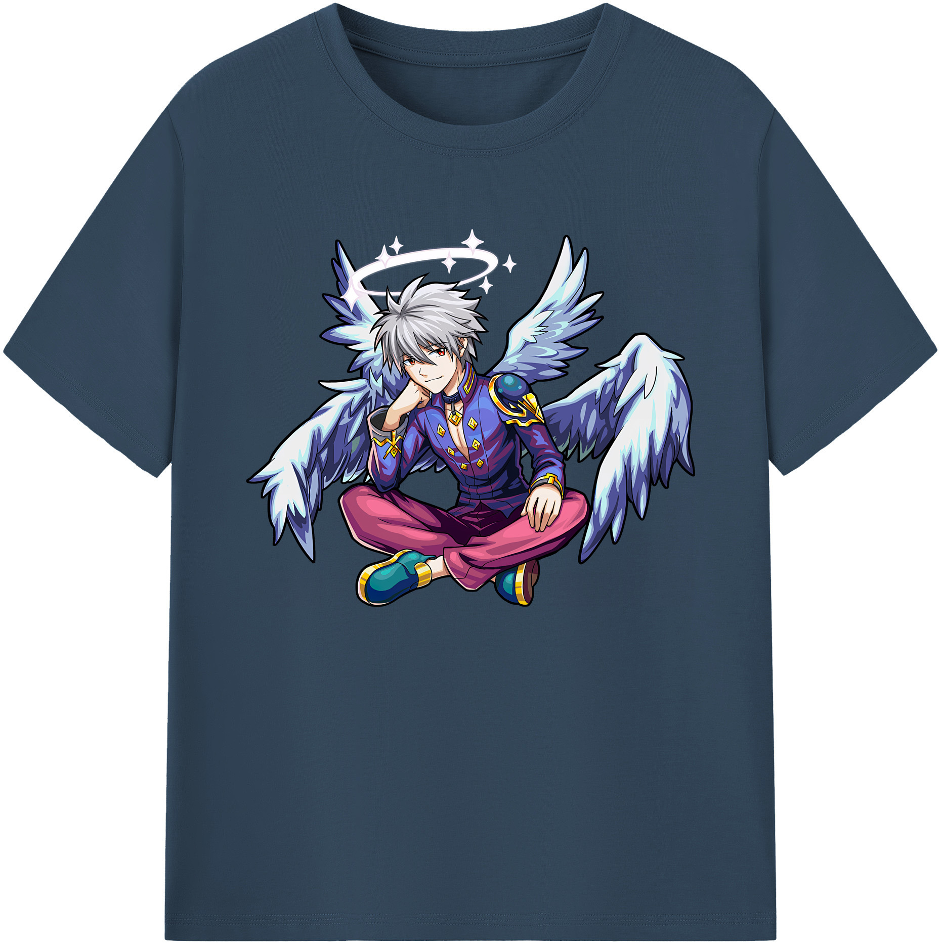 （画像用） EVA 新世紀エヴァンゲリオン 綿100％ メンズ半袖Tシャツ｜肌触りやわらか＆通気性