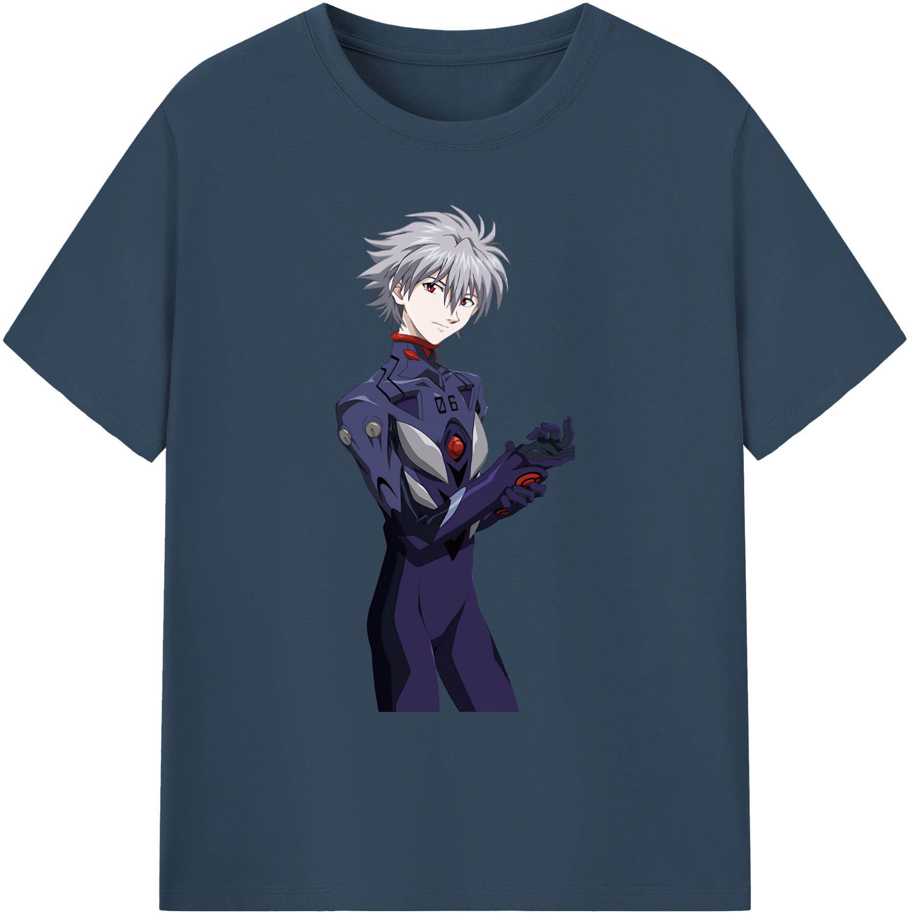 （画像用） EVA 新世紀エヴァンゲリオン 綿100％ メンズ半袖Tシャツ｜肌触りやわらか＆通気性