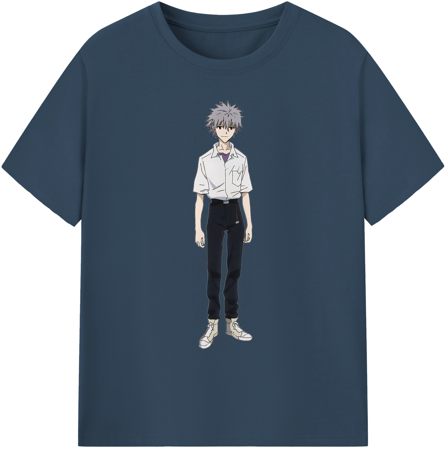 （画像用） EVA 新世紀エヴァンゲリオン 綿100％ メンズ半袖Tシャツ｜肌触りやわらか＆通気性