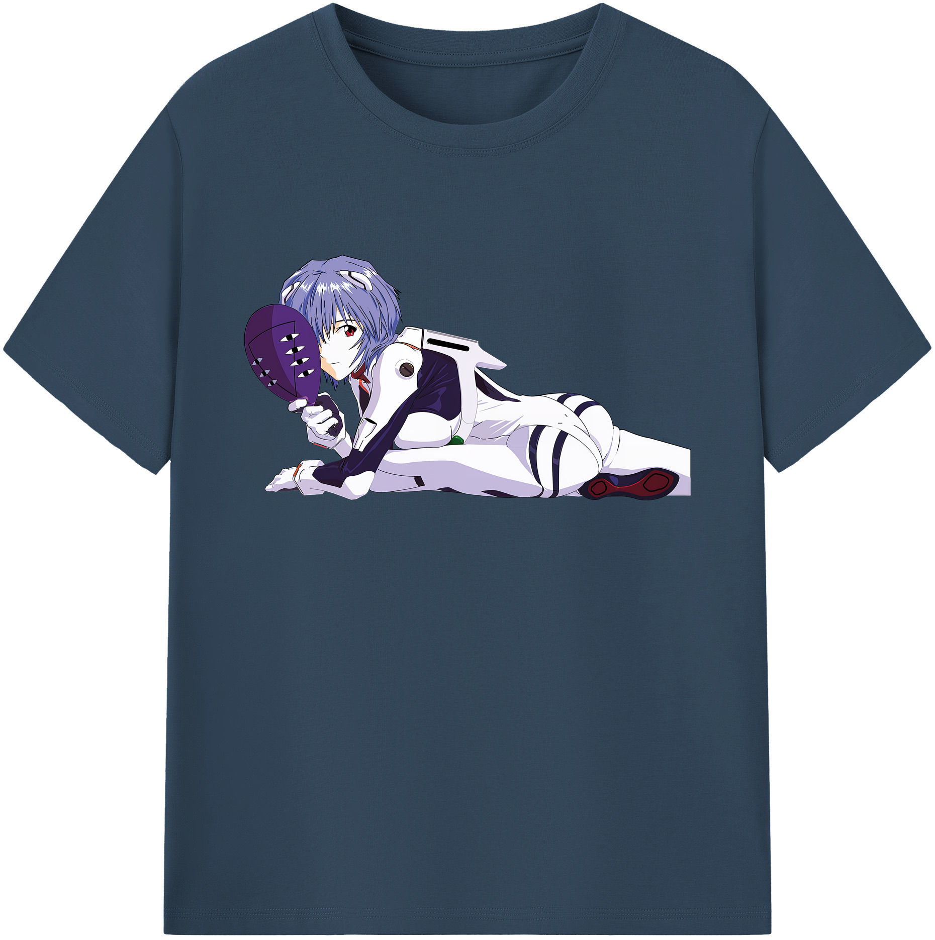 （画像用） EVA 新世紀エヴァンゲリオン 綿100％ メンズ半袖Tシャツ｜肌触りやわらか＆通気性