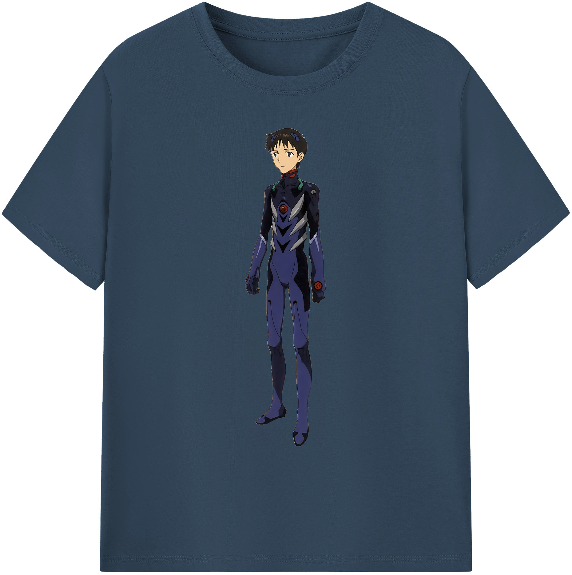 （画像用） EVA 新世紀エヴァンゲリオン 綿100％ メンズ半袖Tシャツ｜肌触りやわらか＆通気性
