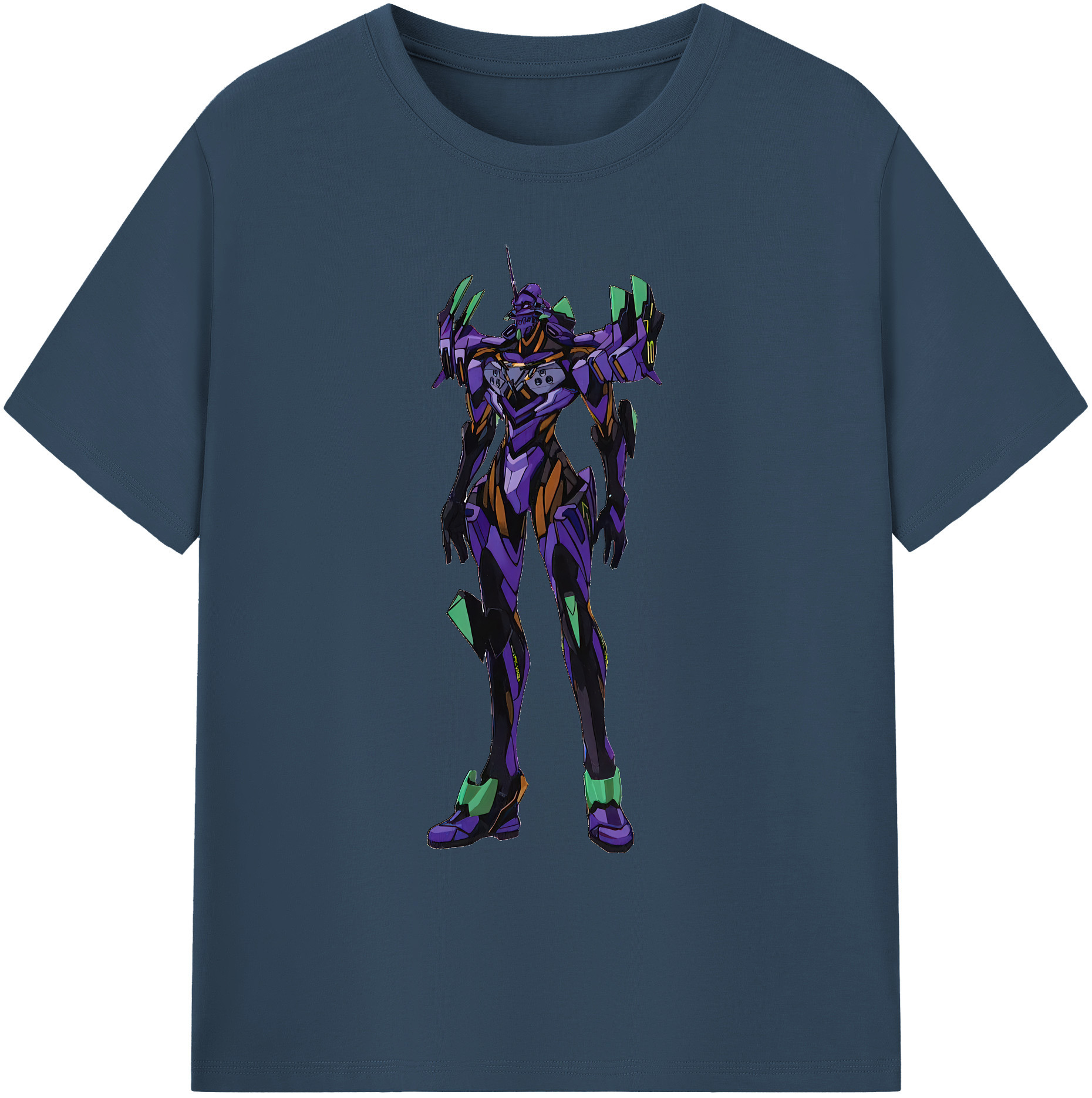（画像用） EVA 新世紀エヴァンゲリオン 綿100％ メンズ半袖Tシャツ｜肌触りやわらか＆通気性