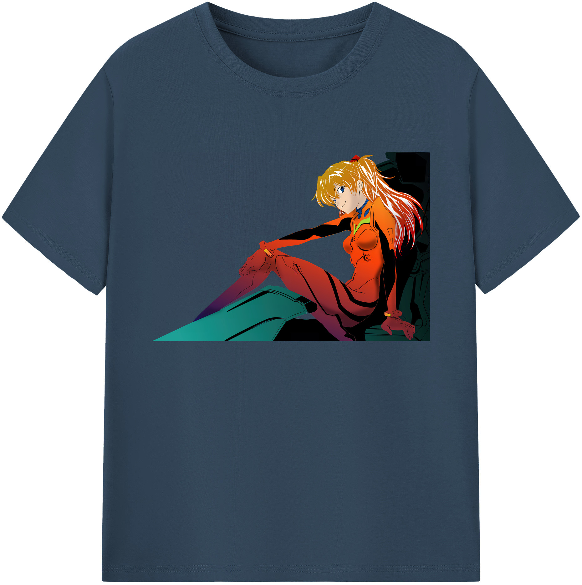 （画像用） EVA 新世紀エヴァンゲリオン 綿100％ メンズ半袖Tシャツ｜肌触りやわらか＆通気性