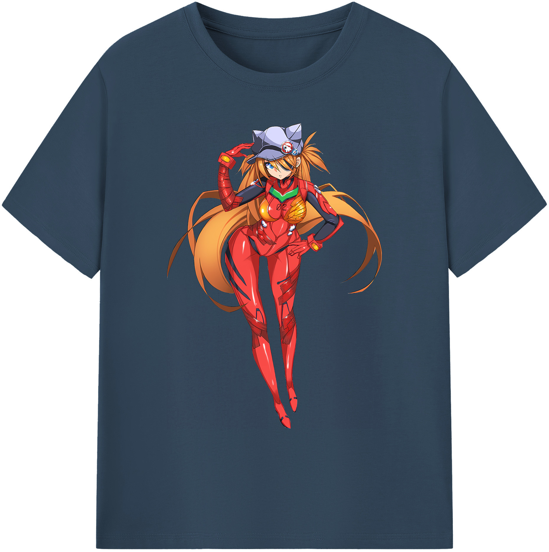 （画像用） EVA 新世紀エヴァンゲリオン 綿100％ メンズ半袖Tシャツ｜肌触りやわらか＆通気性