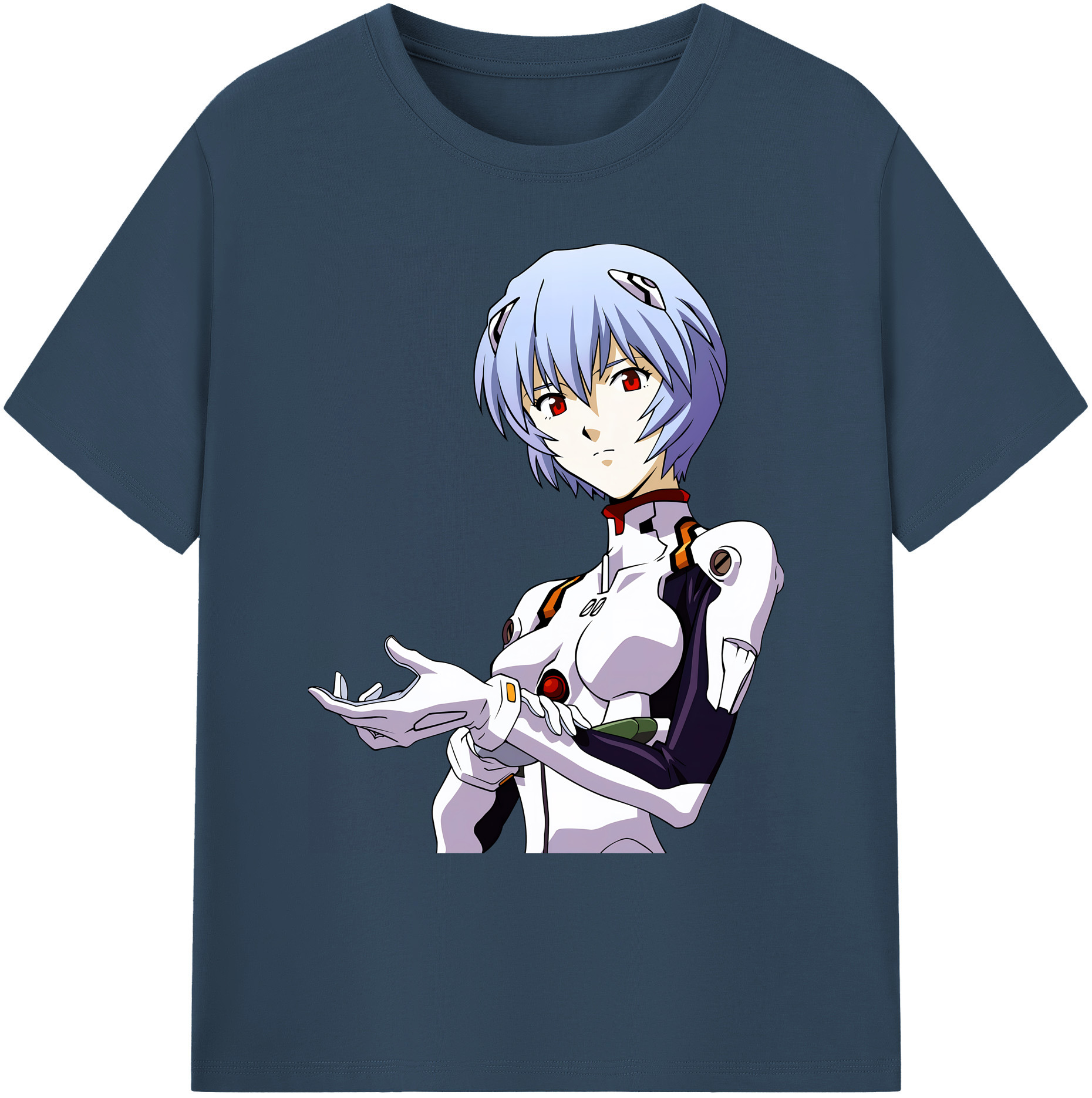 （画像用） EVA 新世紀エヴァンゲリオン 綿100％ メンズ半袖Tシャツ｜肌触りやわらか＆通気性