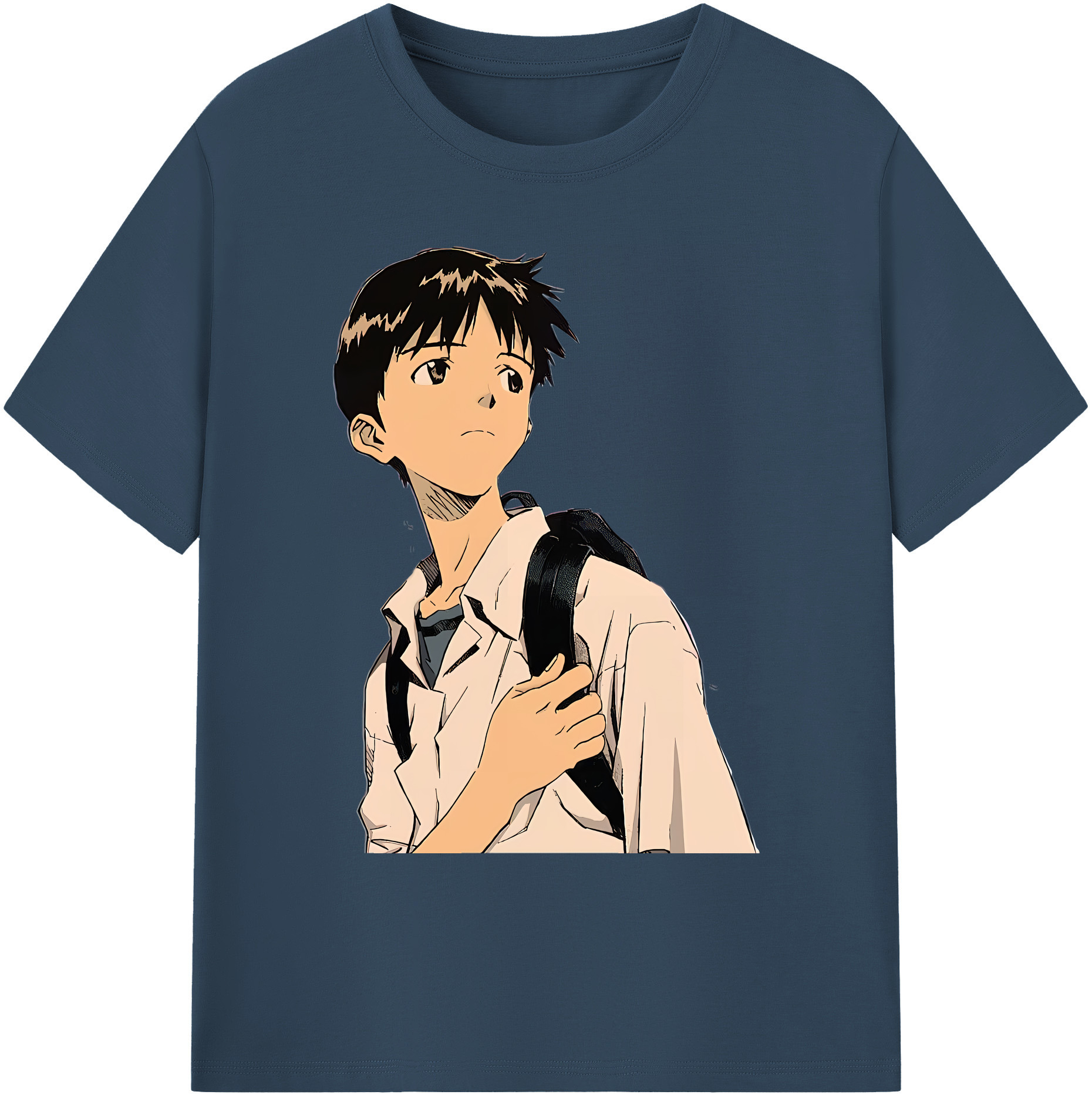 （画像用） EVA 新世紀エヴァンゲリオン 綿100％ メンズ半袖Tシャツ｜肌触りやわらか＆通気性