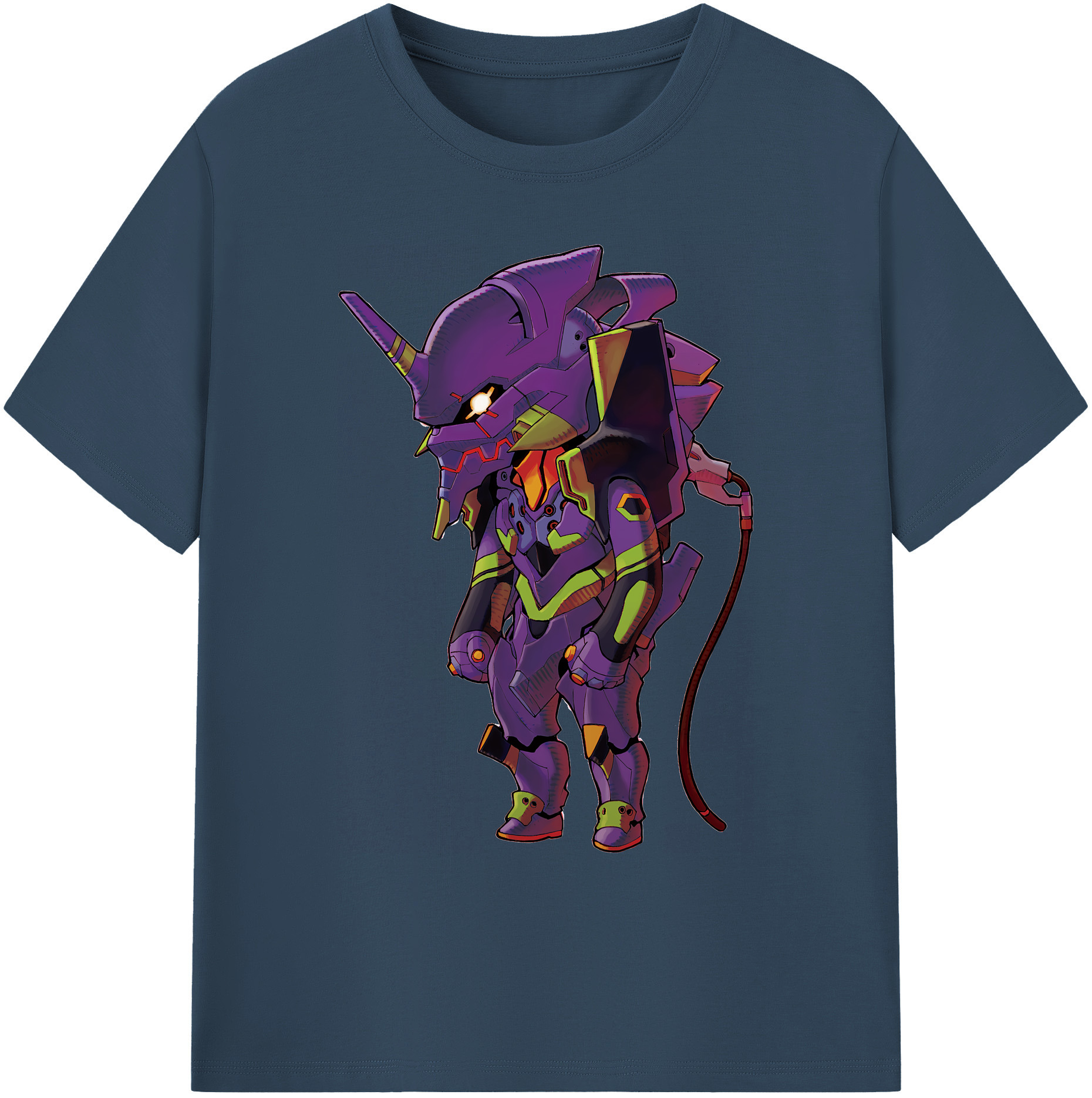 （画像用） EVA 新世紀エヴァンゲリオン 綿100％ メンズ半袖Tシャツ｜肌触りやわらか＆通気性