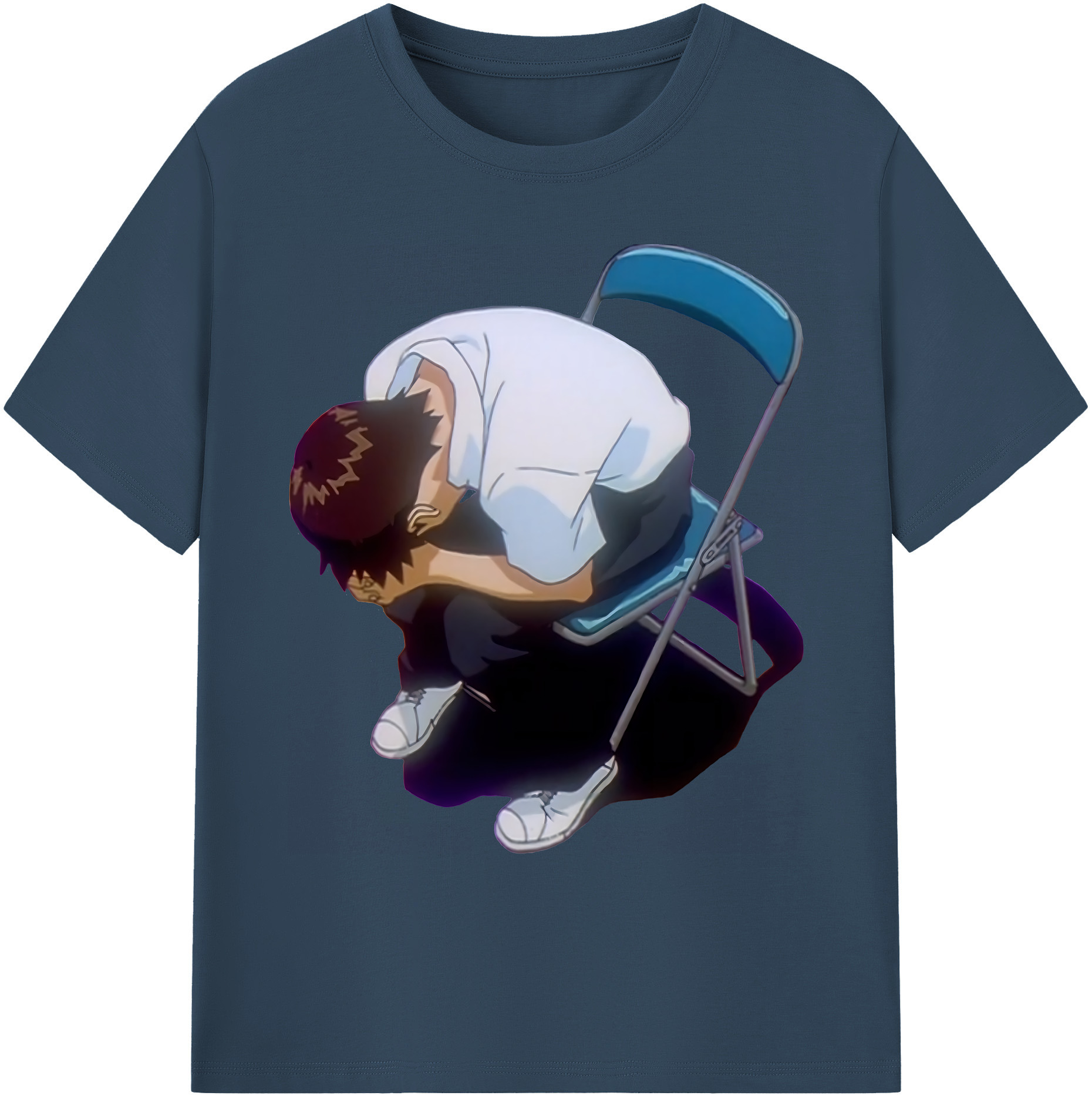 （画像用） EVA 新世紀エヴァンゲリオン 綿100％ メンズ半袖Tシャツ｜肌触りやわらか＆通気性