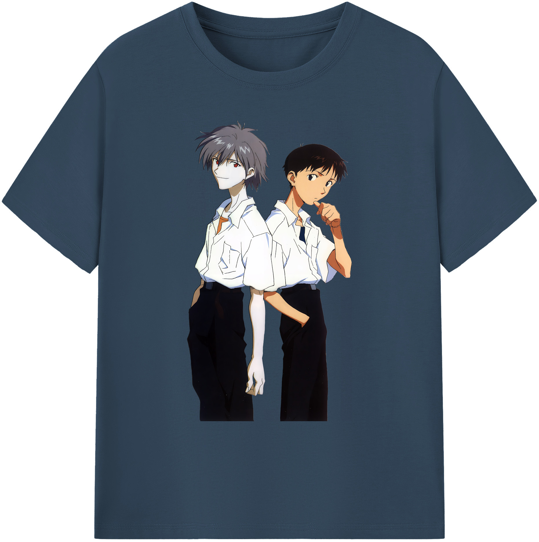 （画像用） EVA 新世紀エヴァンゲリオン 綿100％ メンズ半袖Tシャツ｜肌触りやわらか＆通気性