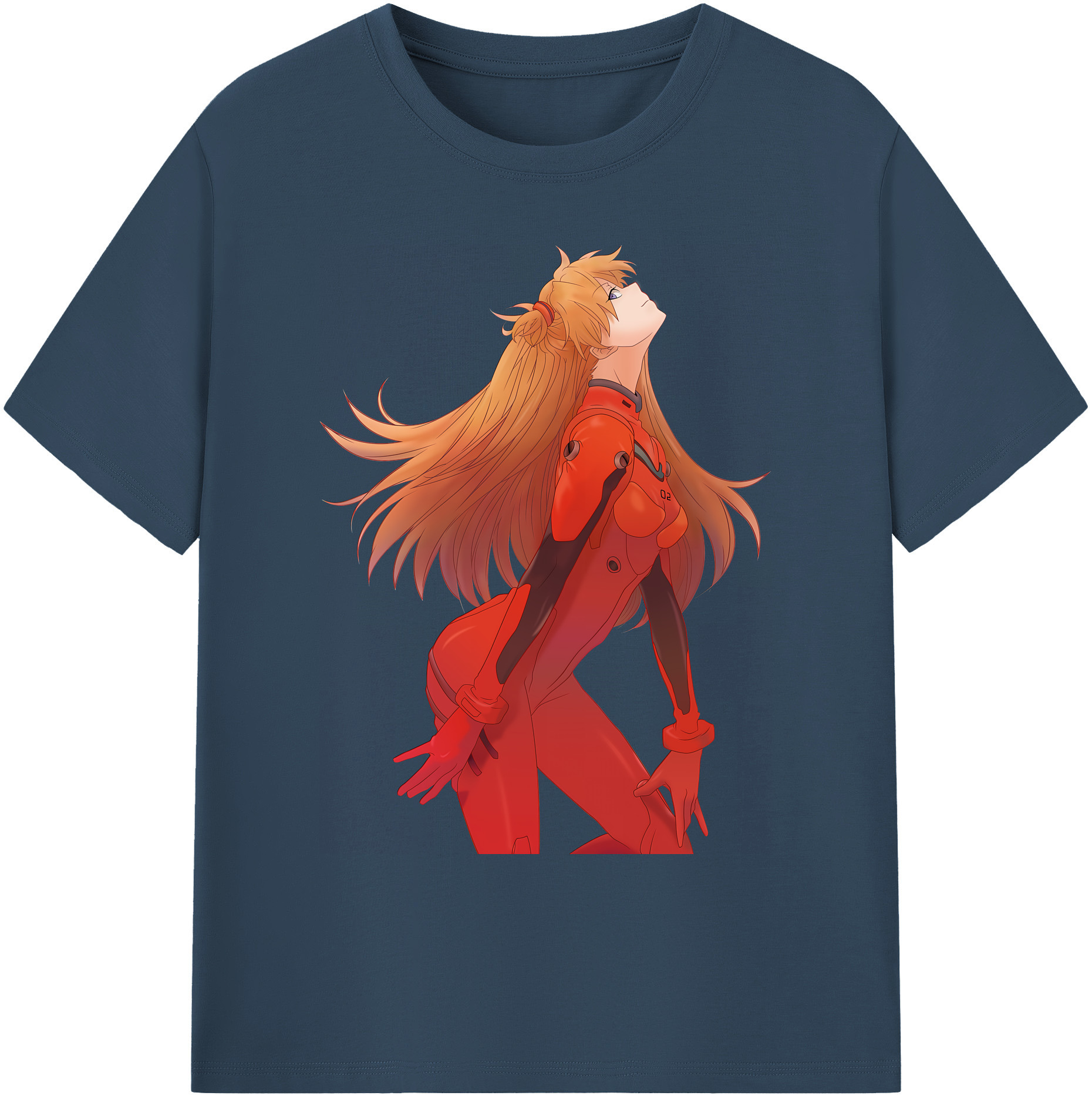 （画像用） EVA 新世紀エヴァンゲリオン 綿100％ メンズ半袖Tシャツ｜肌触りやわらか＆通気性