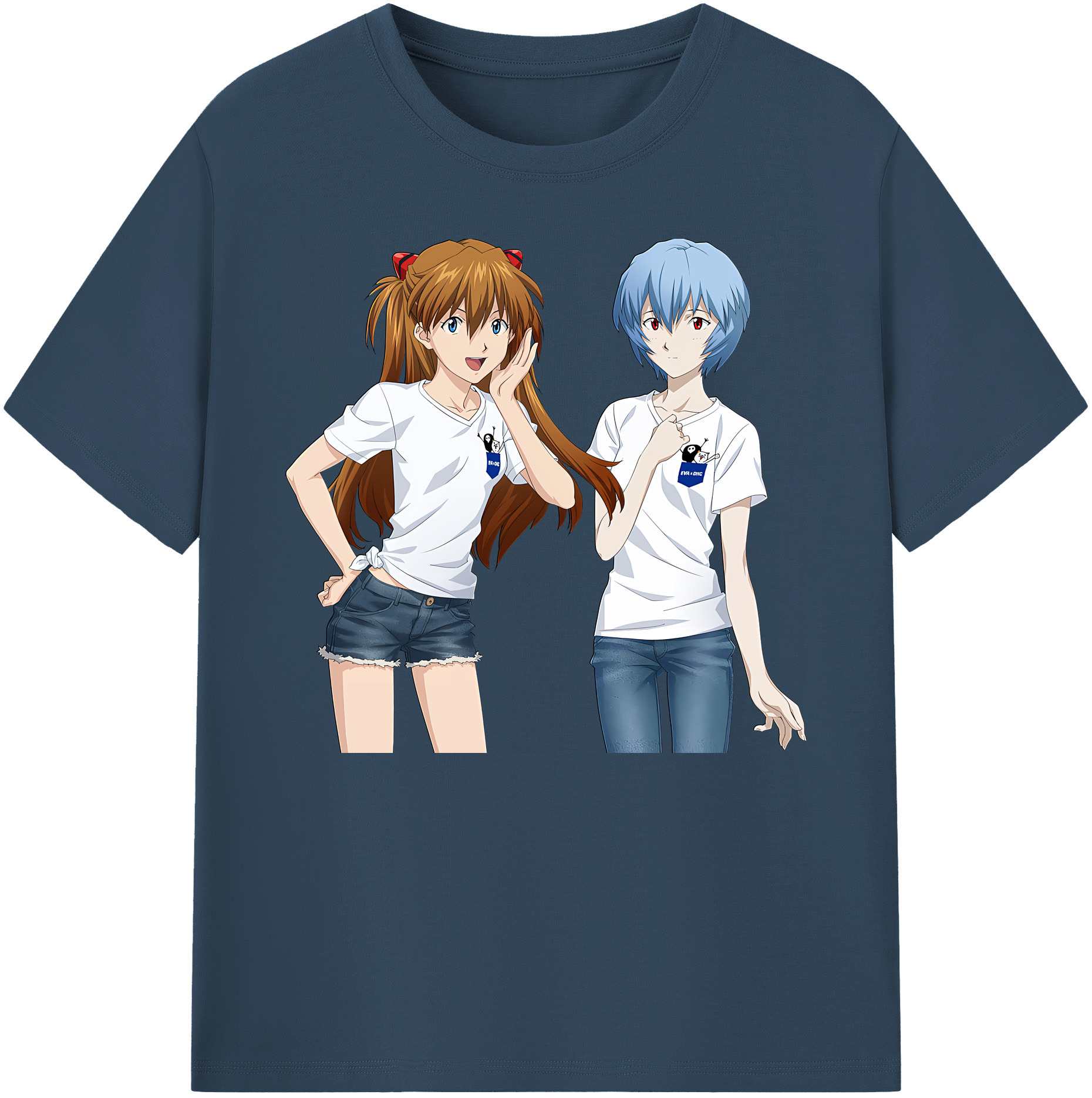 （画像用） EVA 新世紀エヴァンゲリオン 綿100％ メンズ半袖Tシャツ｜肌触りやわらか＆通気性