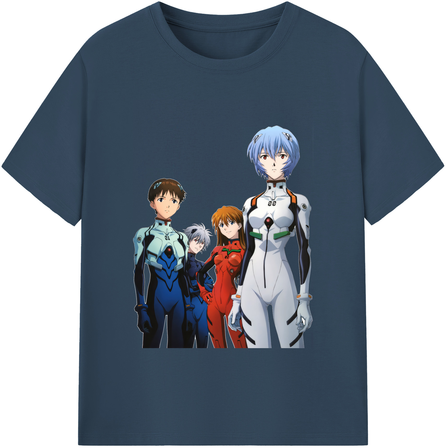 （画像用） EVA 新世紀エヴァンゲリオン 綿100％ メンズ半袖Tシャツ｜肌触りやわらか＆通気性