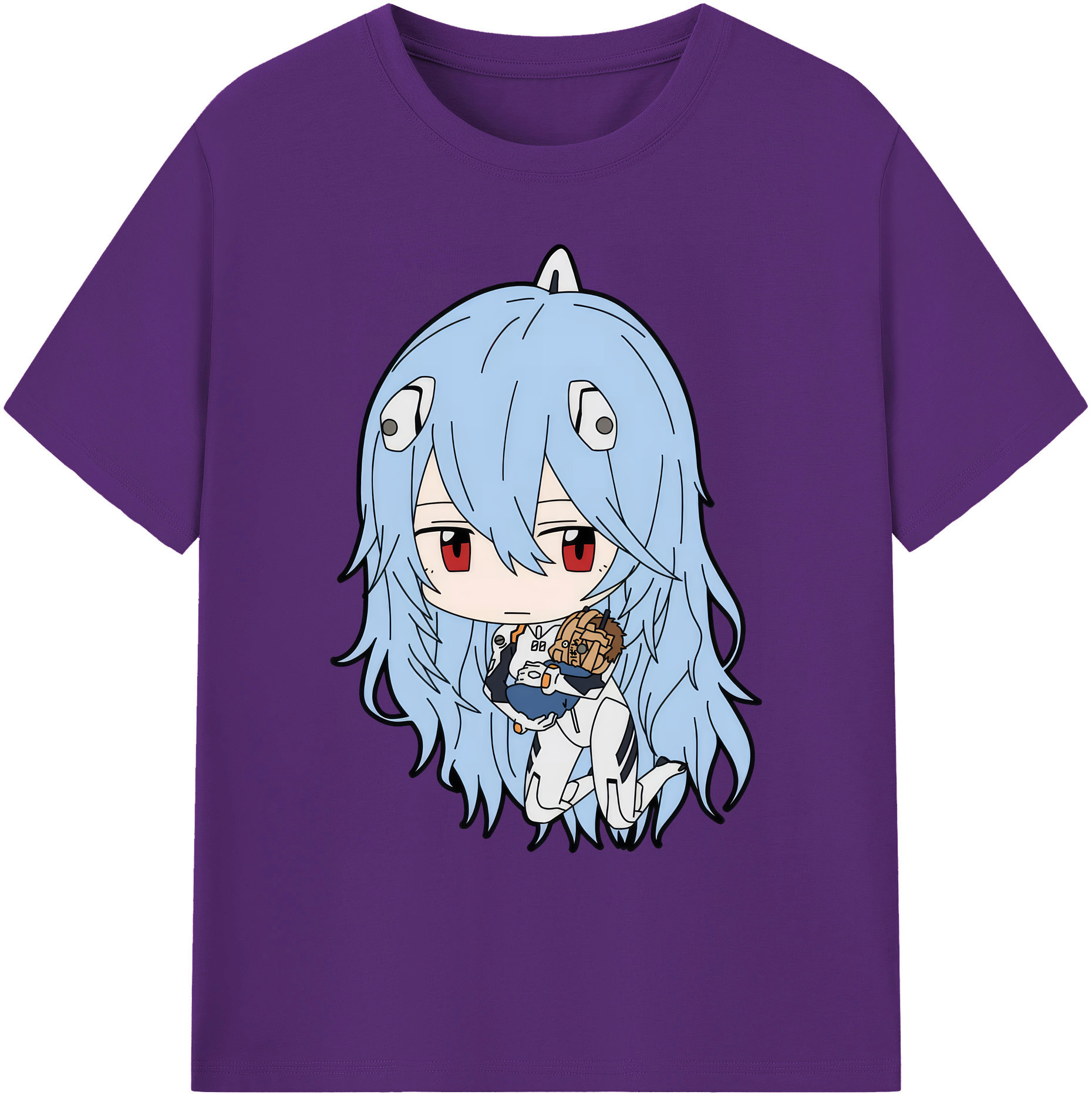 （画像用） EVA 新世紀エヴァンゲリオン 綿100％ メンズ半袖Tシャツ｜肌触りやわらか＆通気性