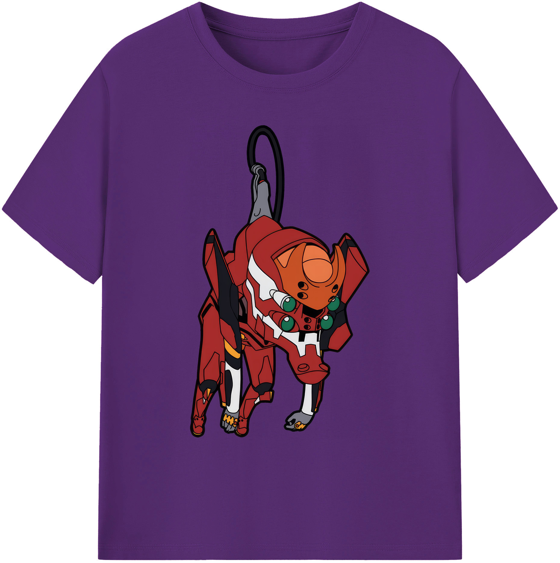 （画像用） EVA 新世紀エヴァンゲリオン 綿100％ メンズ半袖Tシャツ｜肌触りやわらか＆通気性