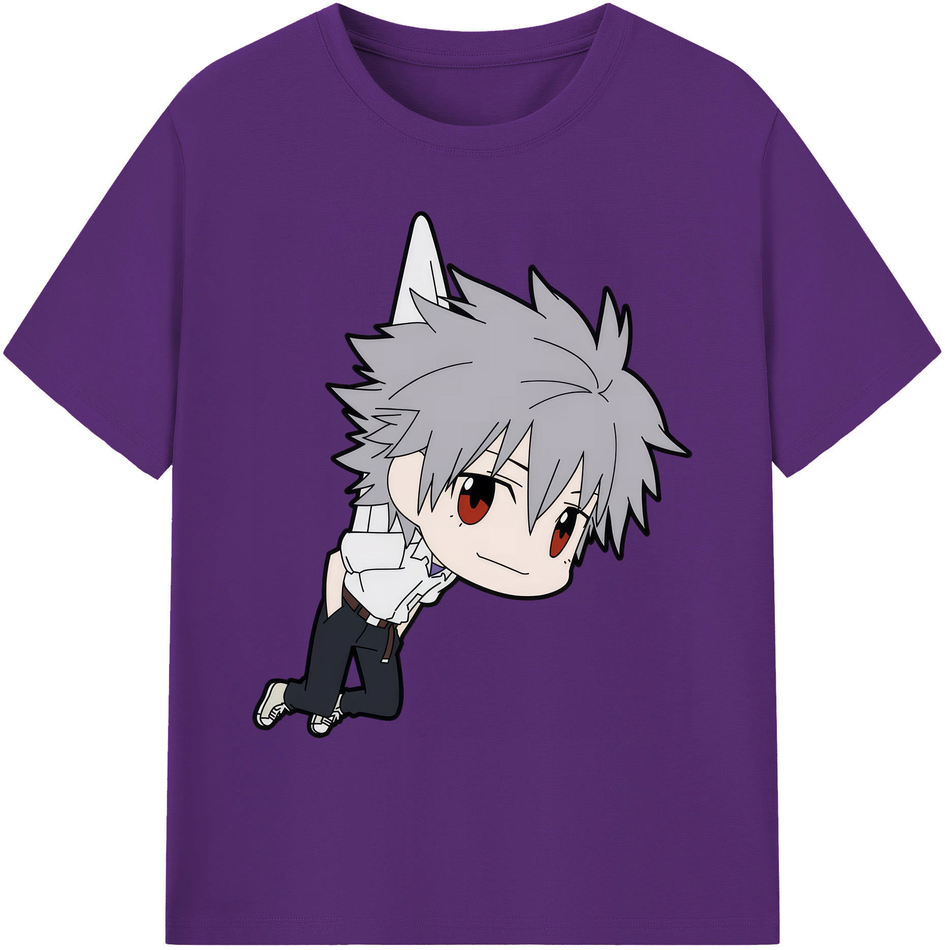 （画像用） EVA 新世紀エヴァンゲリオン 綿100％ メンズ半袖Tシャツ｜肌触りやわらか＆通気性