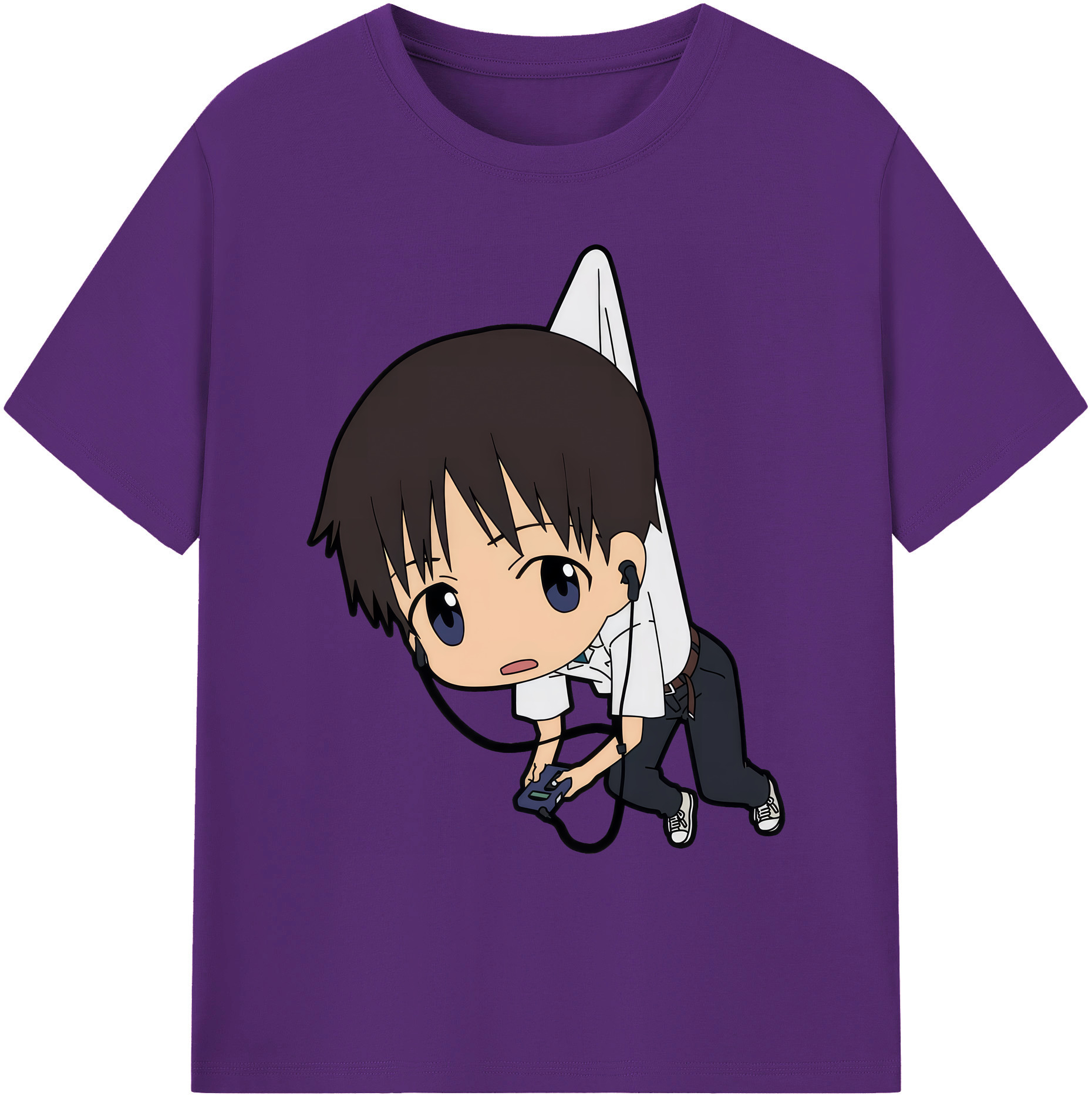 （画像用） EVA 新世紀エヴァンゲリオン 綿100％ メンズ半袖Tシャツ｜肌触りやわらか＆通気性