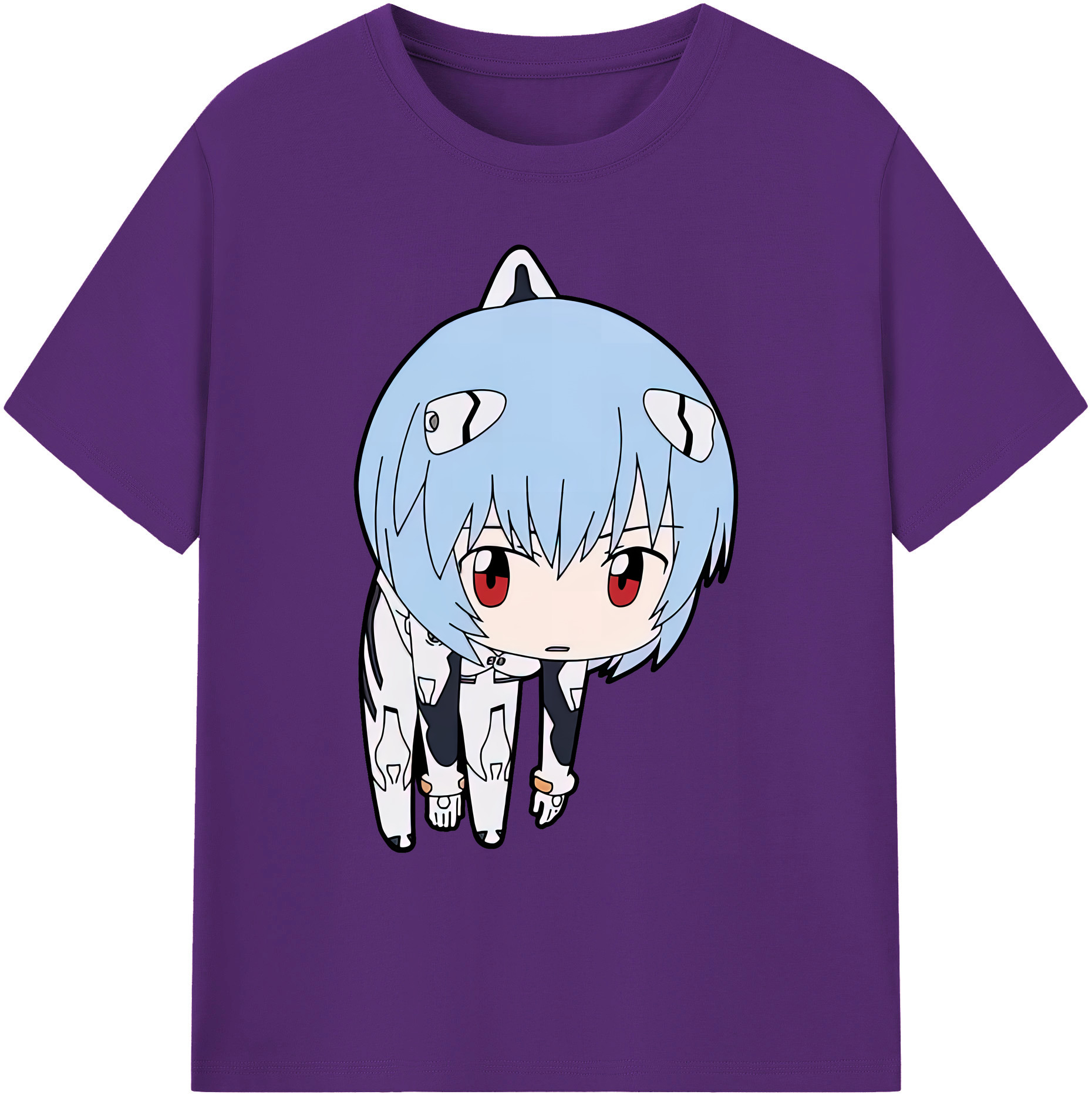 （画像用） EVA 新世紀エヴァンゲリオン 綿100％ メンズ半袖Tシャツ｜肌触りやわらか＆通気性