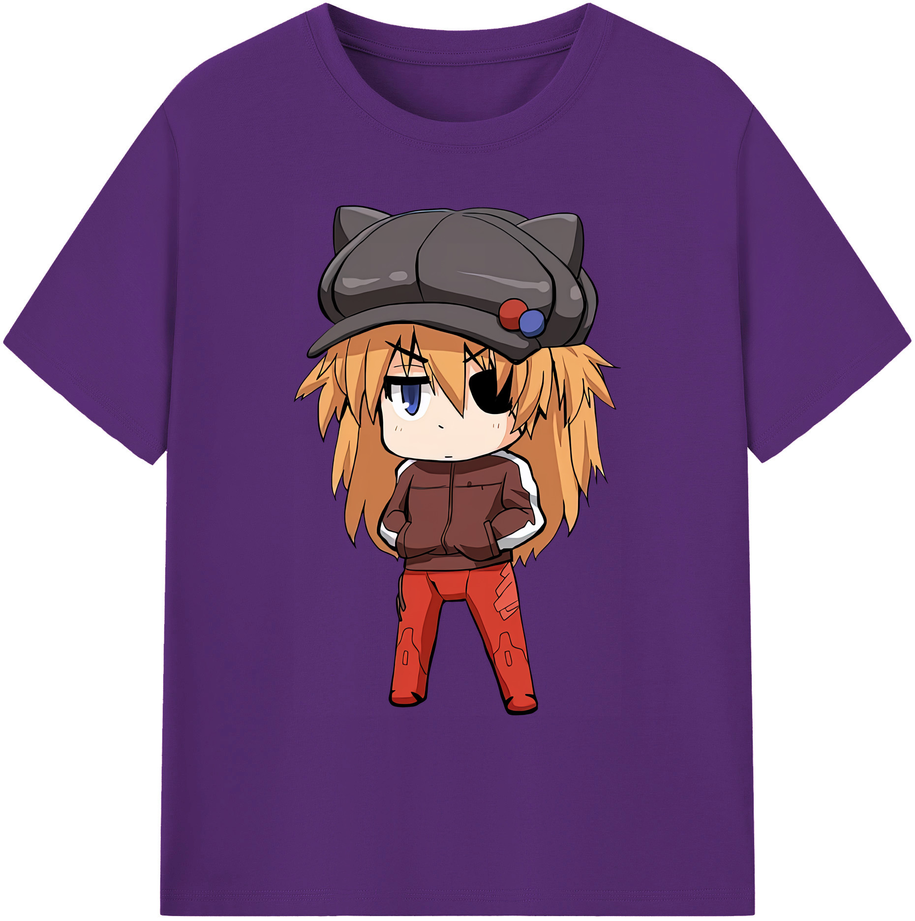 （画像用） EVA 新世紀エヴァンゲリオン 綿100％ メンズ半袖Tシャツ｜肌触りやわらか＆通気性