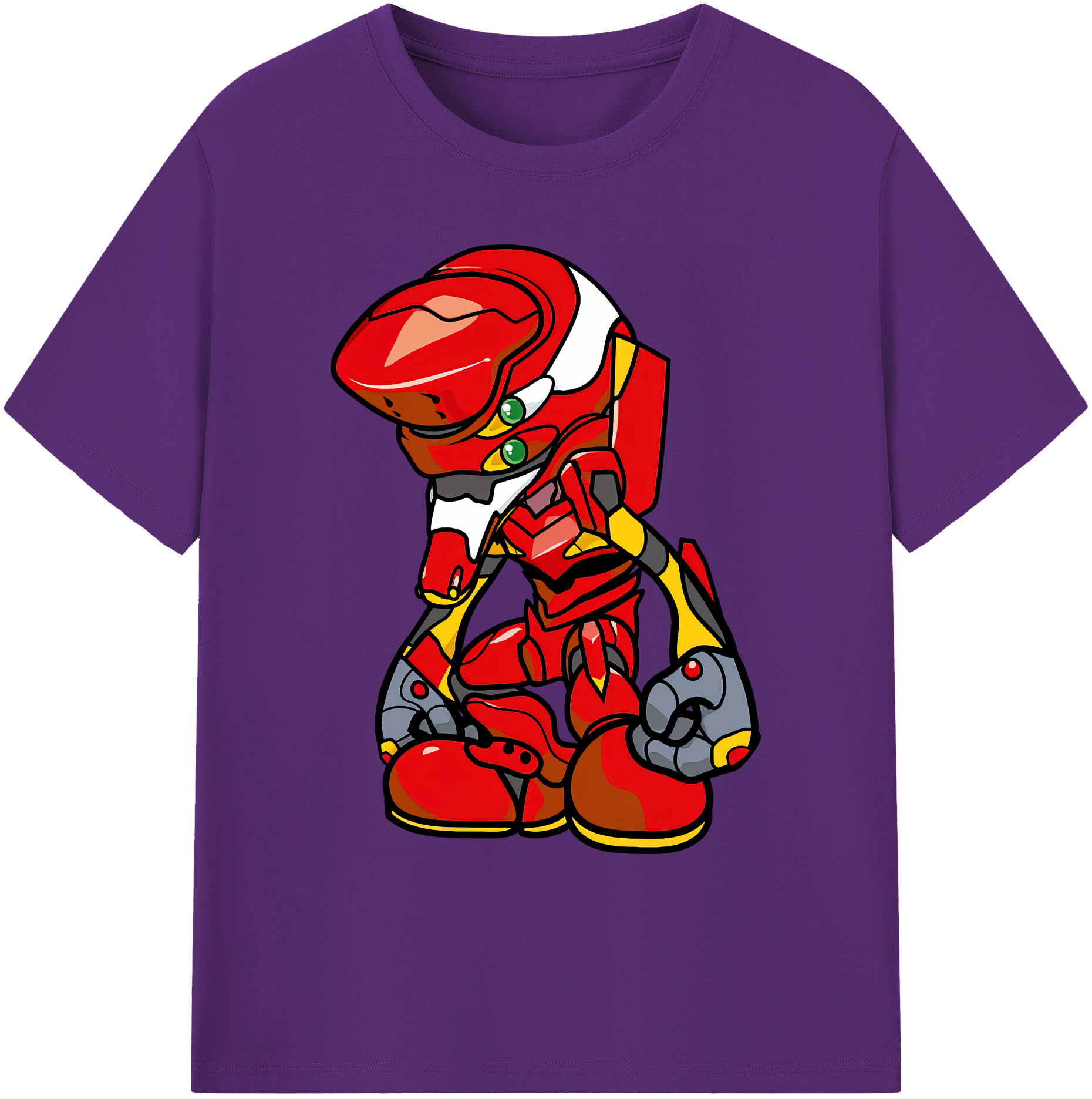 （画像用） EVA 新世紀エヴァンゲリオン 綿100％ メンズ半袖Tシャツ｜肌触りやわらか＆通気性