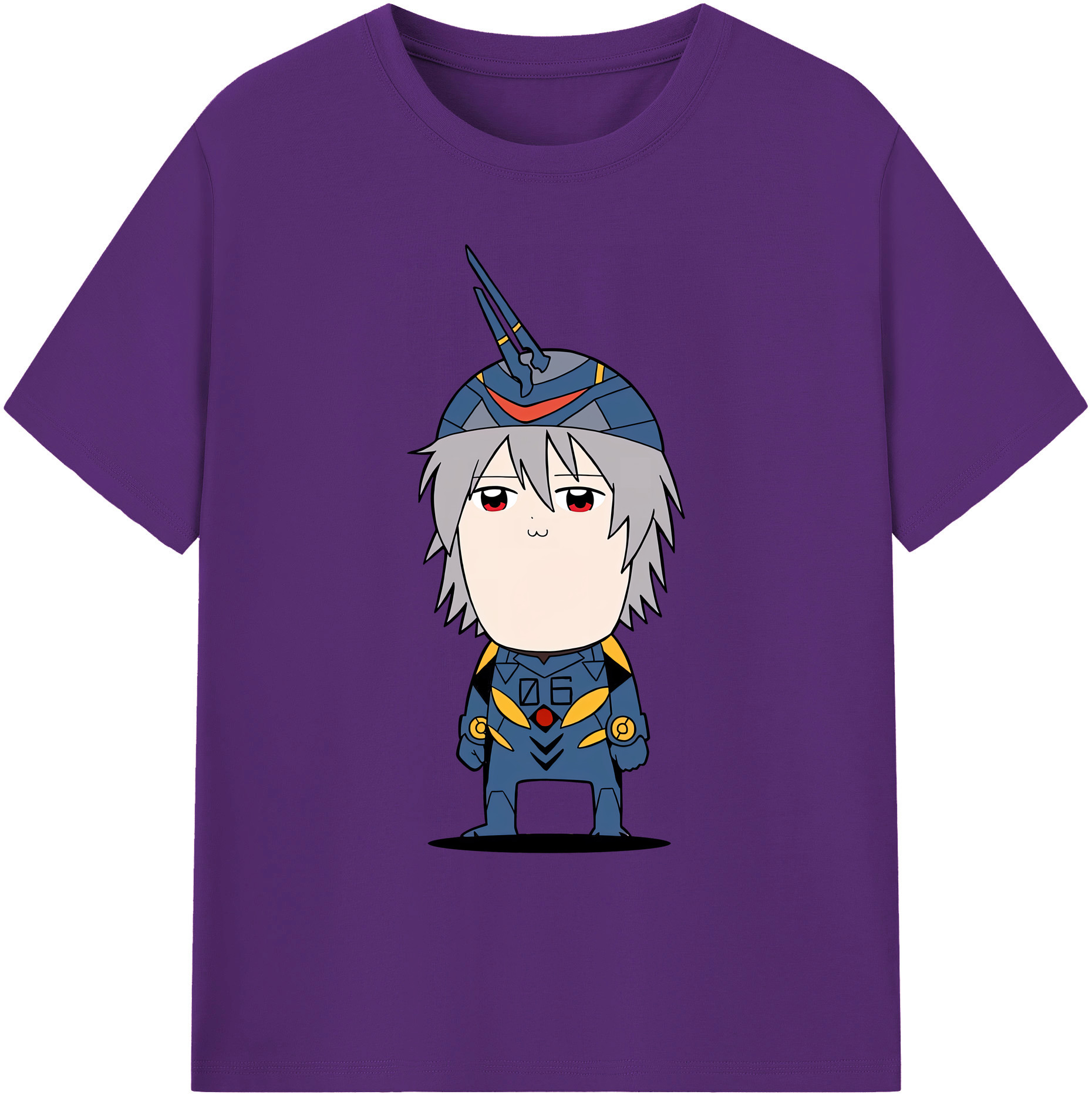 （画像用） EVA 新世紀エヴァンゲリオン 綿100％ メンズ半袖Tシャツ｜肌触りやわらか＆通気性