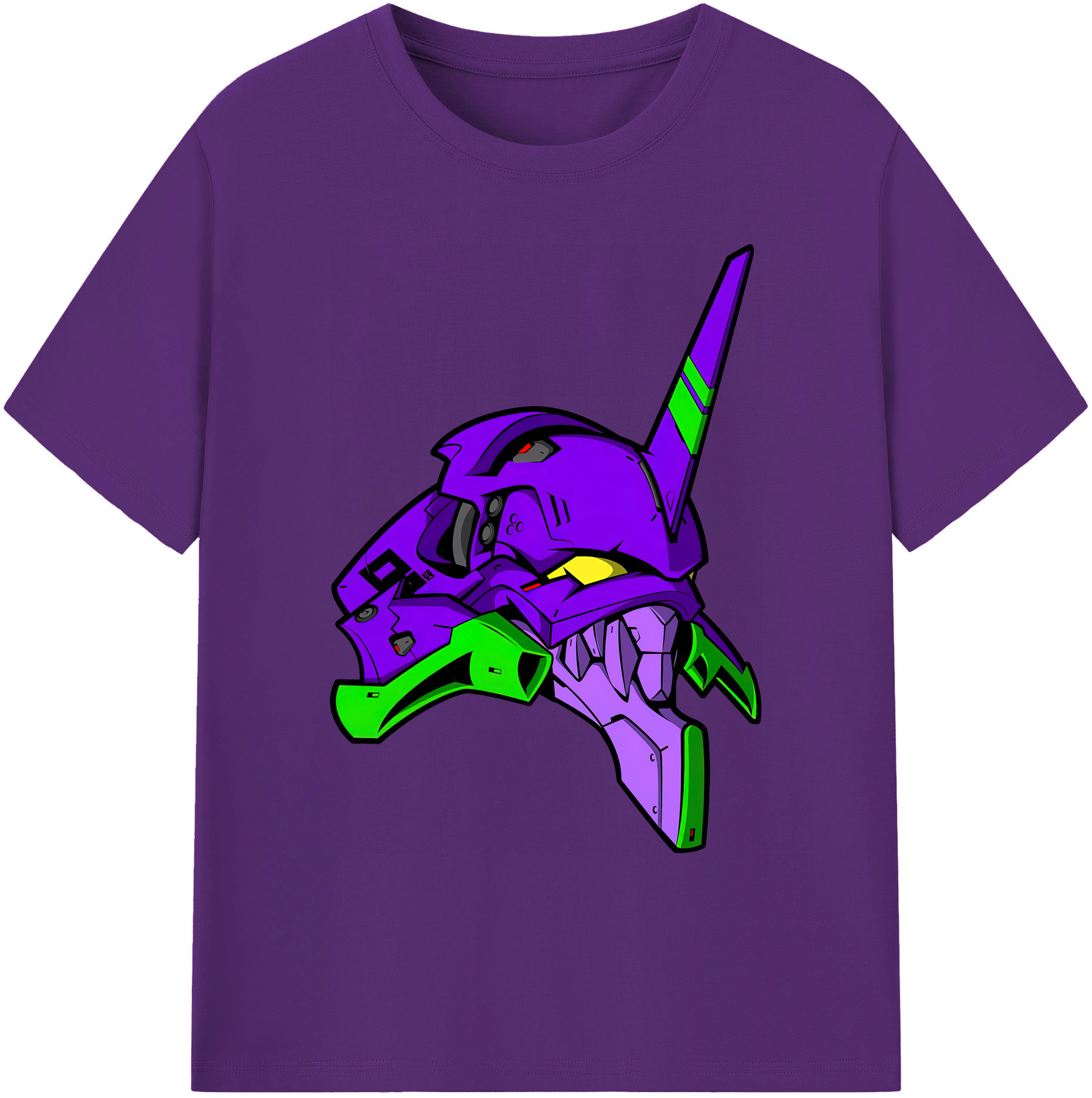 （画像用） EVA 新世紀エヴァンゲリオン 綿100％ メンズ半袖Tシャツ｜肌触りやわらか＆通気性