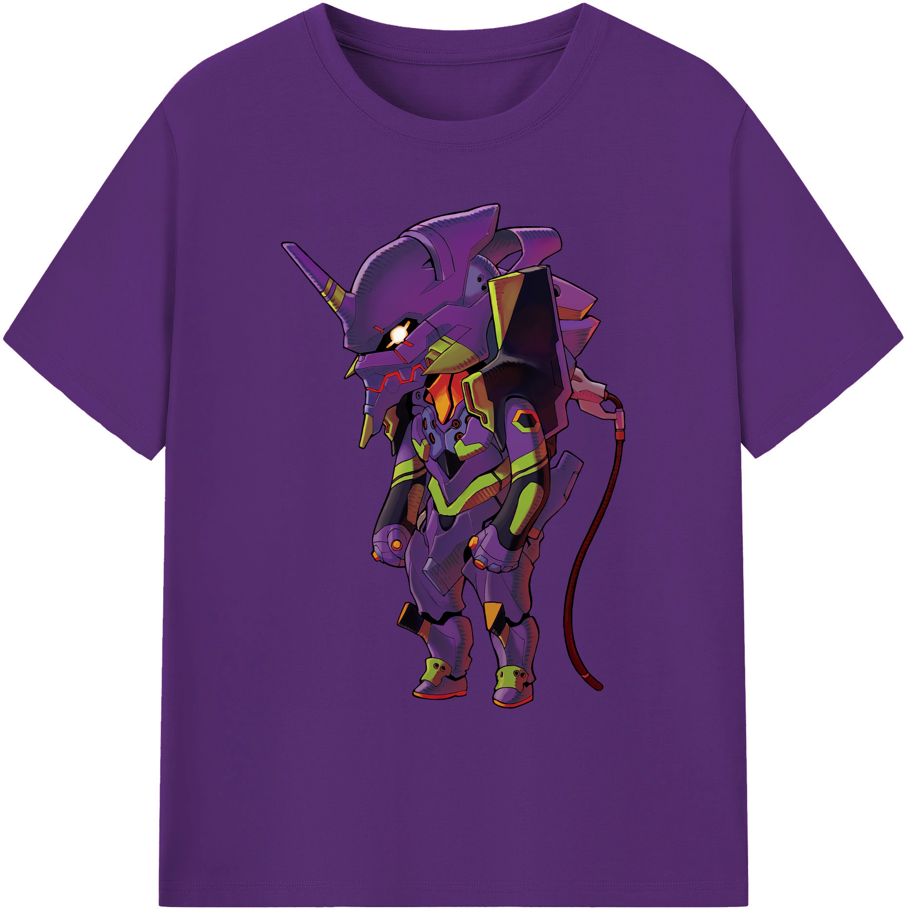 （画像用） EVA 新世紀エヴァンゲリオン 綿100％ メンズ半袖Tシャツ｜肌触りやわらか＆通気性
