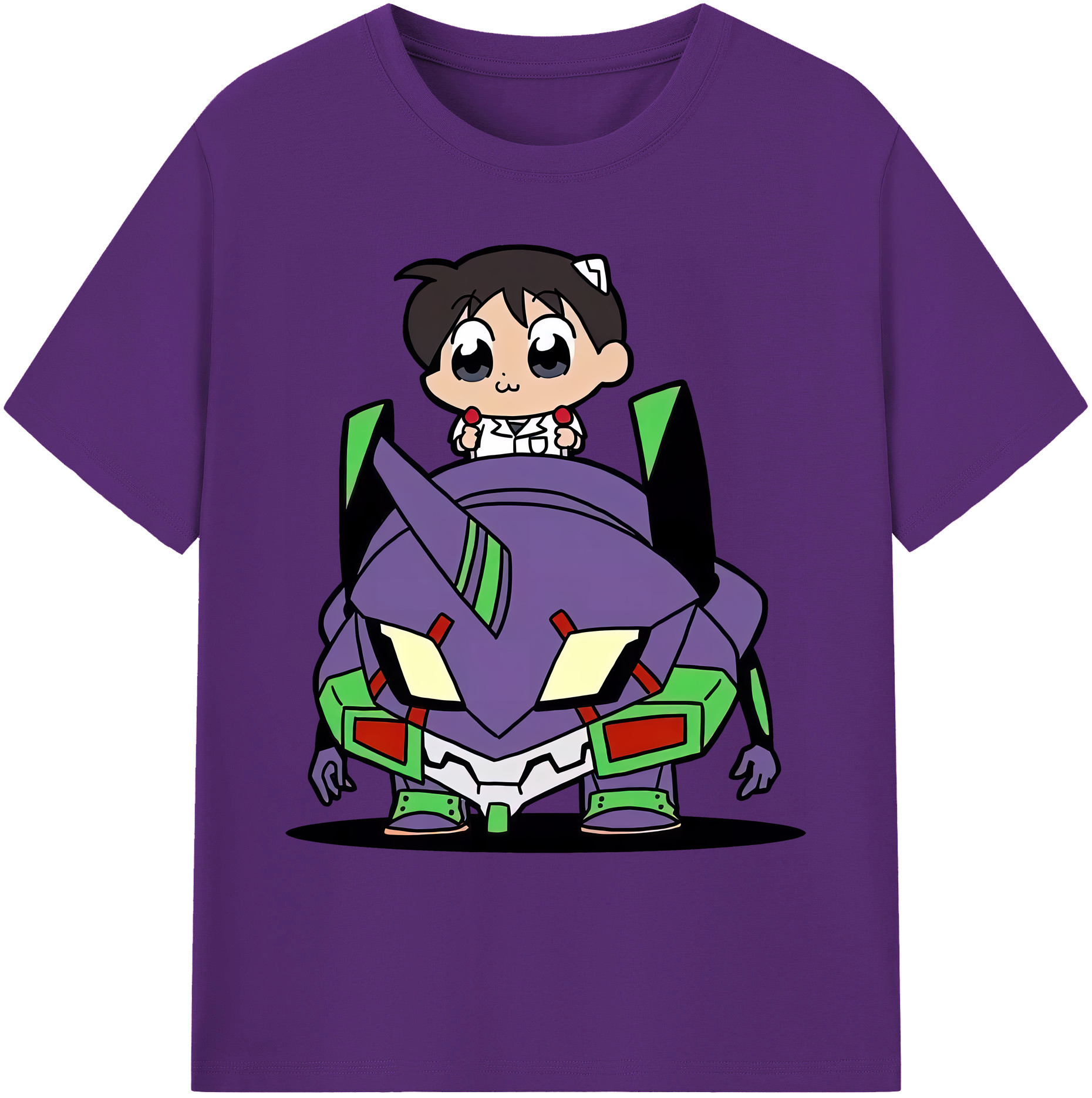 （画像用） EVA 新世紀エヴァンゲリオン 綿100％ メンズ半袖Tシャツ｜肌触りやわらか＆通気性