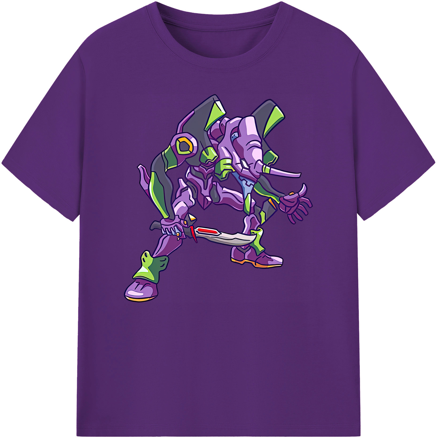 （画像用） EVA 新世紀エヴァンゲリオン 綿100％ メンズ半袖Tシャツ｜肌触りやわらか＆通気性