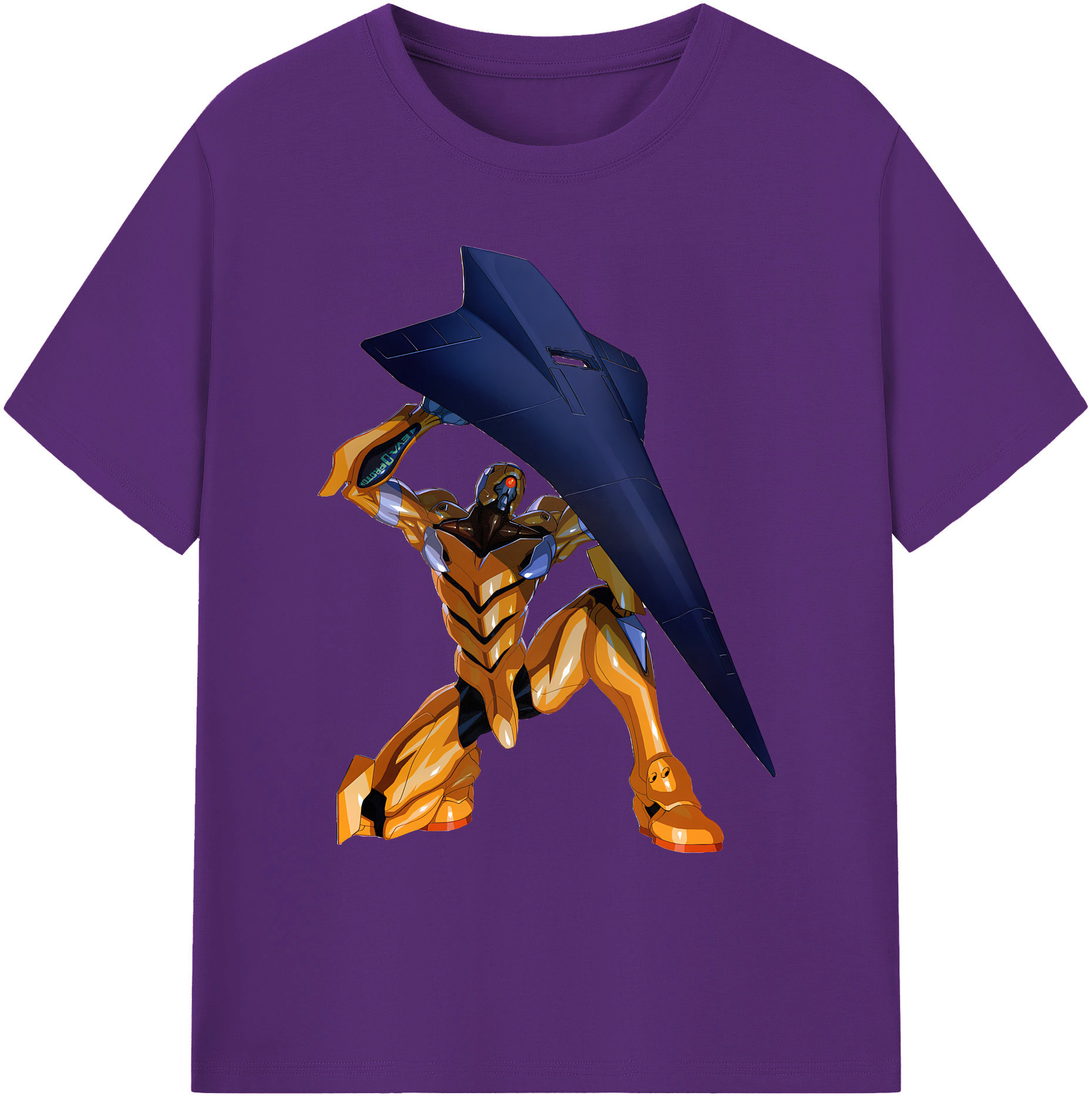 （画像用） EVA 新世紀エヴァンゲリオン 綿100％ メンズ半袖Tシャツ｜肌触りやわらか＆通気性