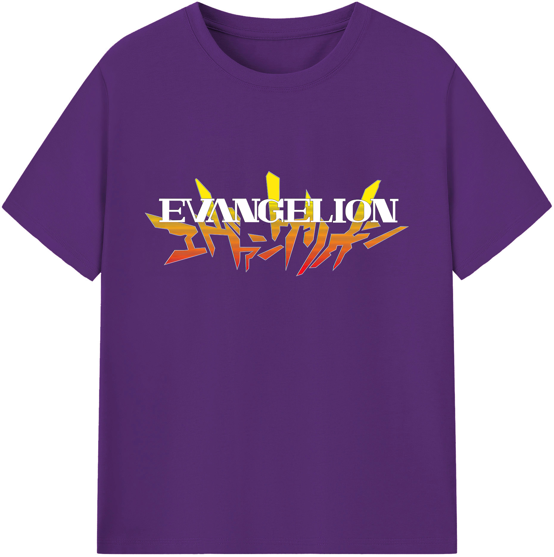 （画像用） EVA 新世紀エヴァンゲリオン 綿100％ メンズ半袖Tシャツ｜肌触りやわらか＆通気性