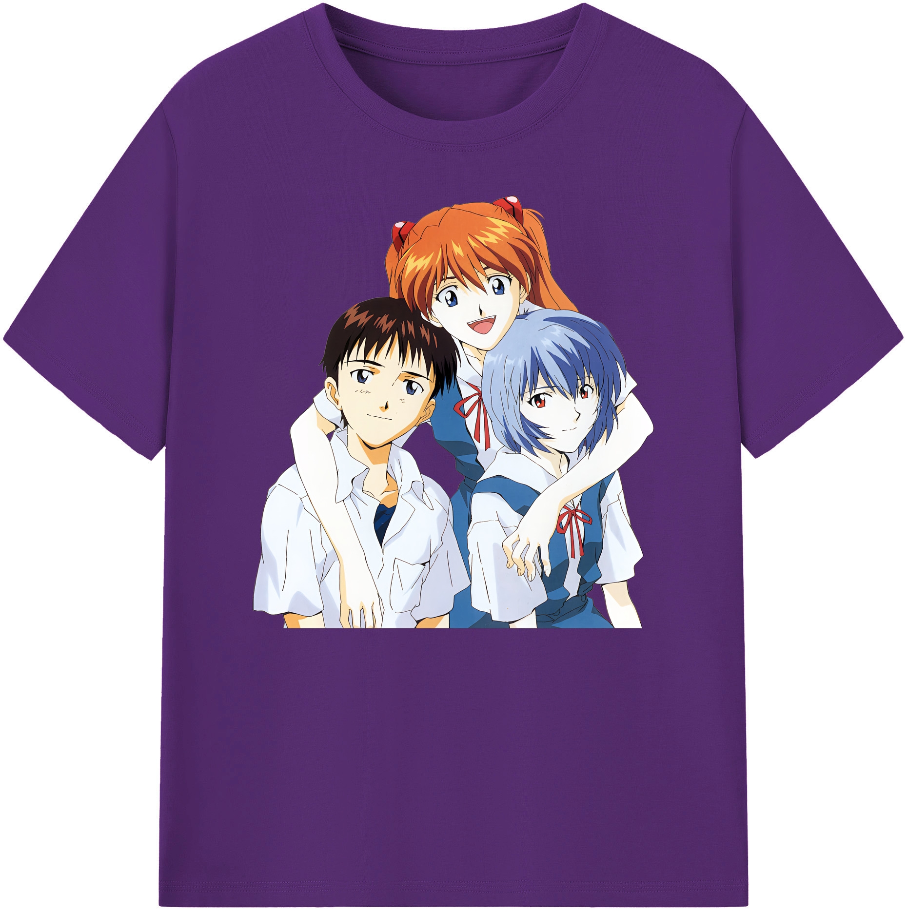 （画像用） EVA 新世紀エヴァンゲリオン 綿100％ メンズ半袖Tシャツ｜肌触りやわらか＆通気性