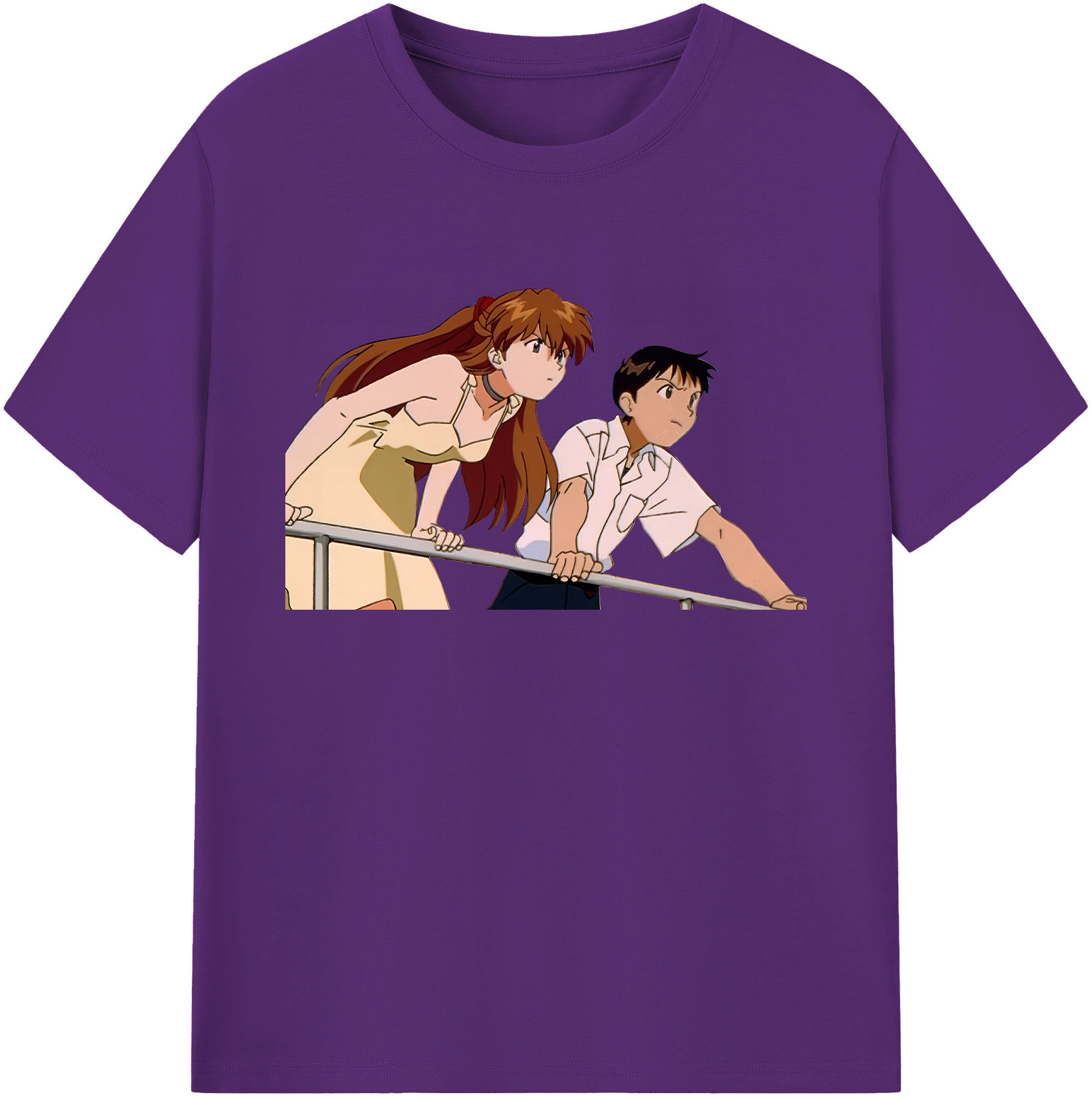 （画像用） EVA 新世紀エヴァンゲリオン 綿100％ メンズ半袖Tシャツ｜肌触りやわらか＆通気性