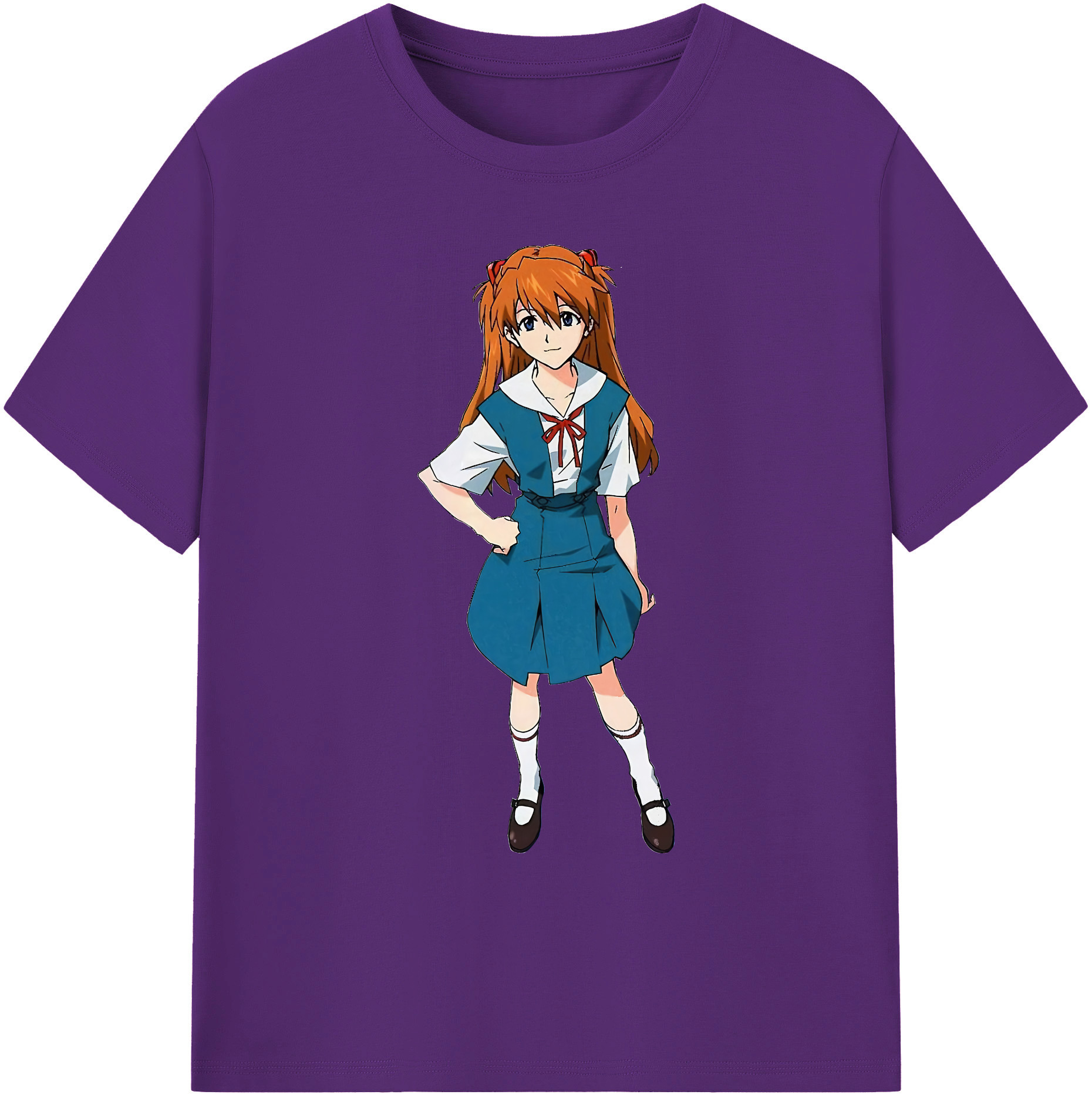 （画像用） EVA 新世紀エヴァンゲリオン 綿100％ メンズ半袖Tシャツ｜肌触りやわらか＆通気性