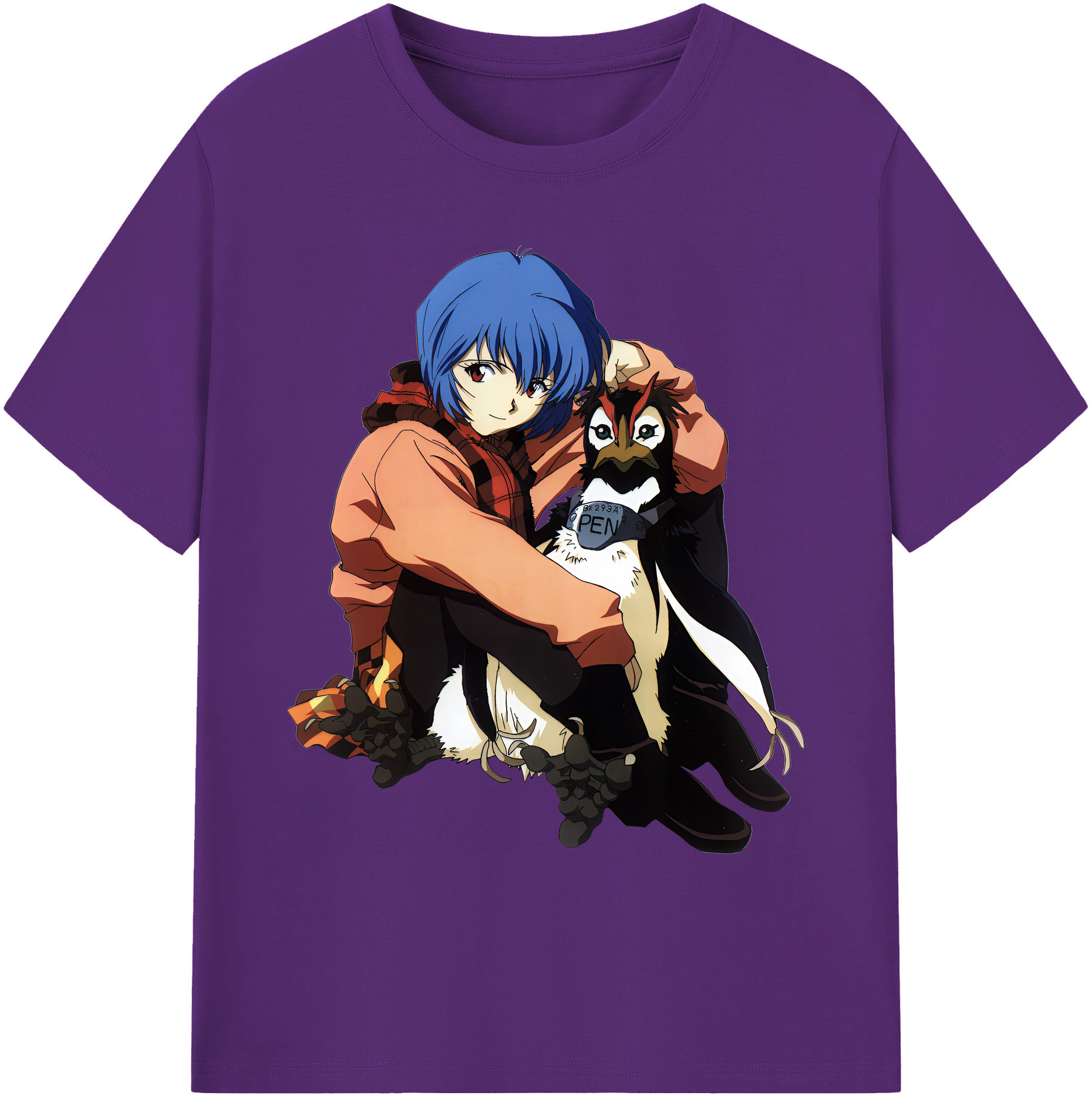 （画像用） EVA 新世紀エヴァンゲリオン 綿100％ メンズ半袖Tシャツ｜肌触りやわらか＆通気性