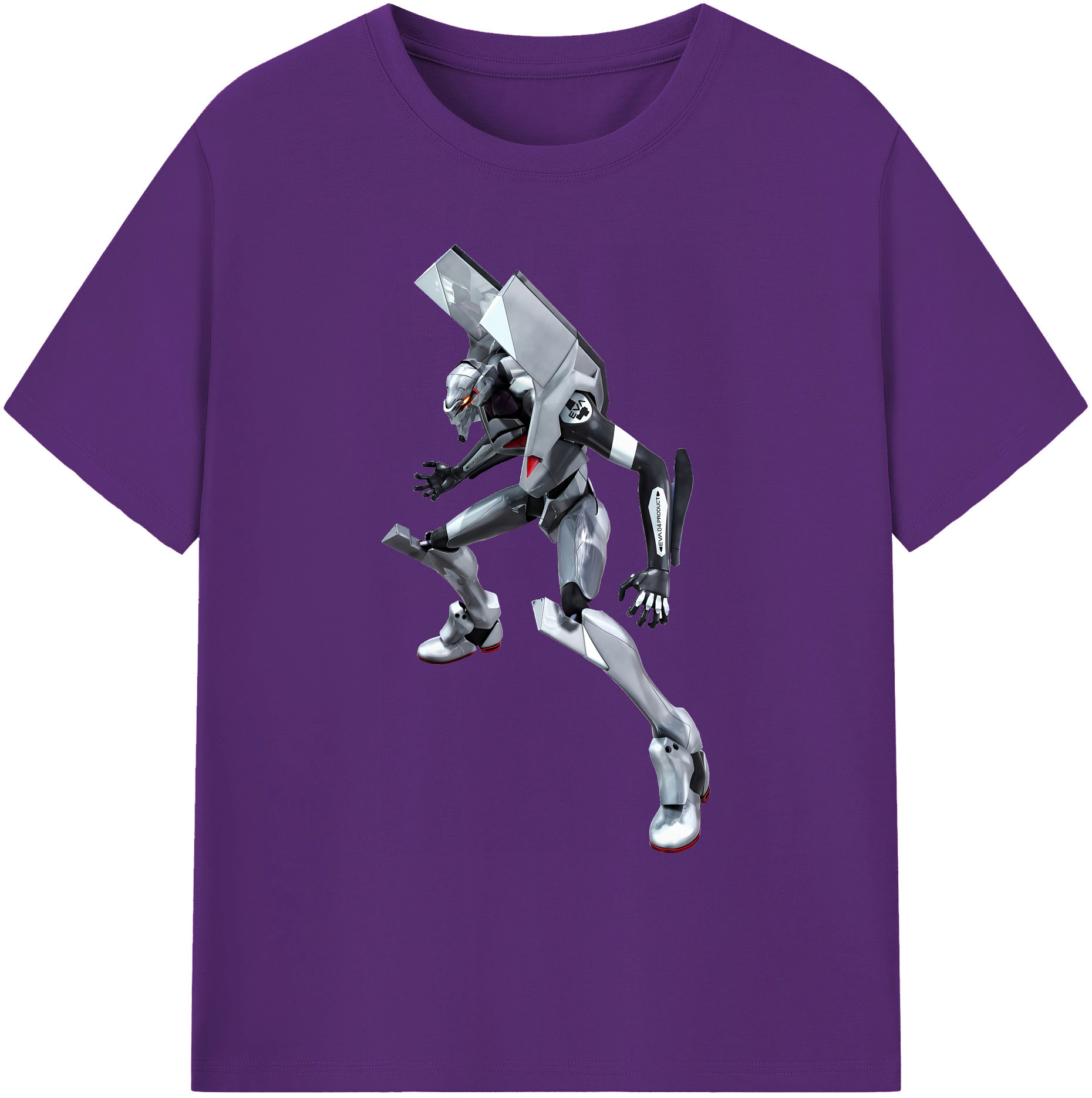 （画像用） EVA 新世紀エヴァンゲリオン 綿100％ メンズ半袖Tシャツ｜肌触りやわらか＆通気性