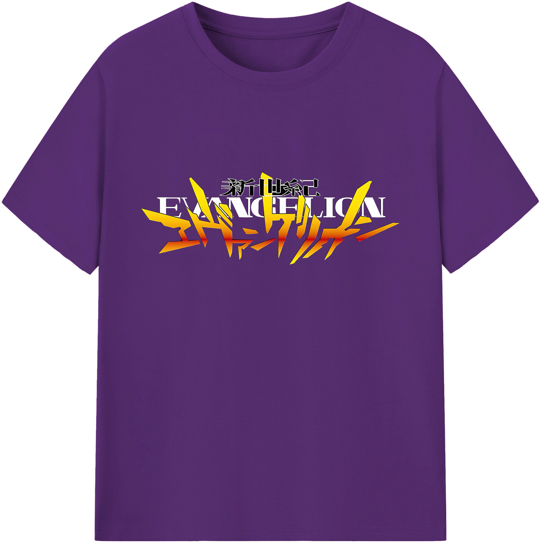 （画像用） EVA 新世紀エヴァンゲリオン 綿100％ メンズ半袖Tシャツ｜肌触りやわらか＆通気性
